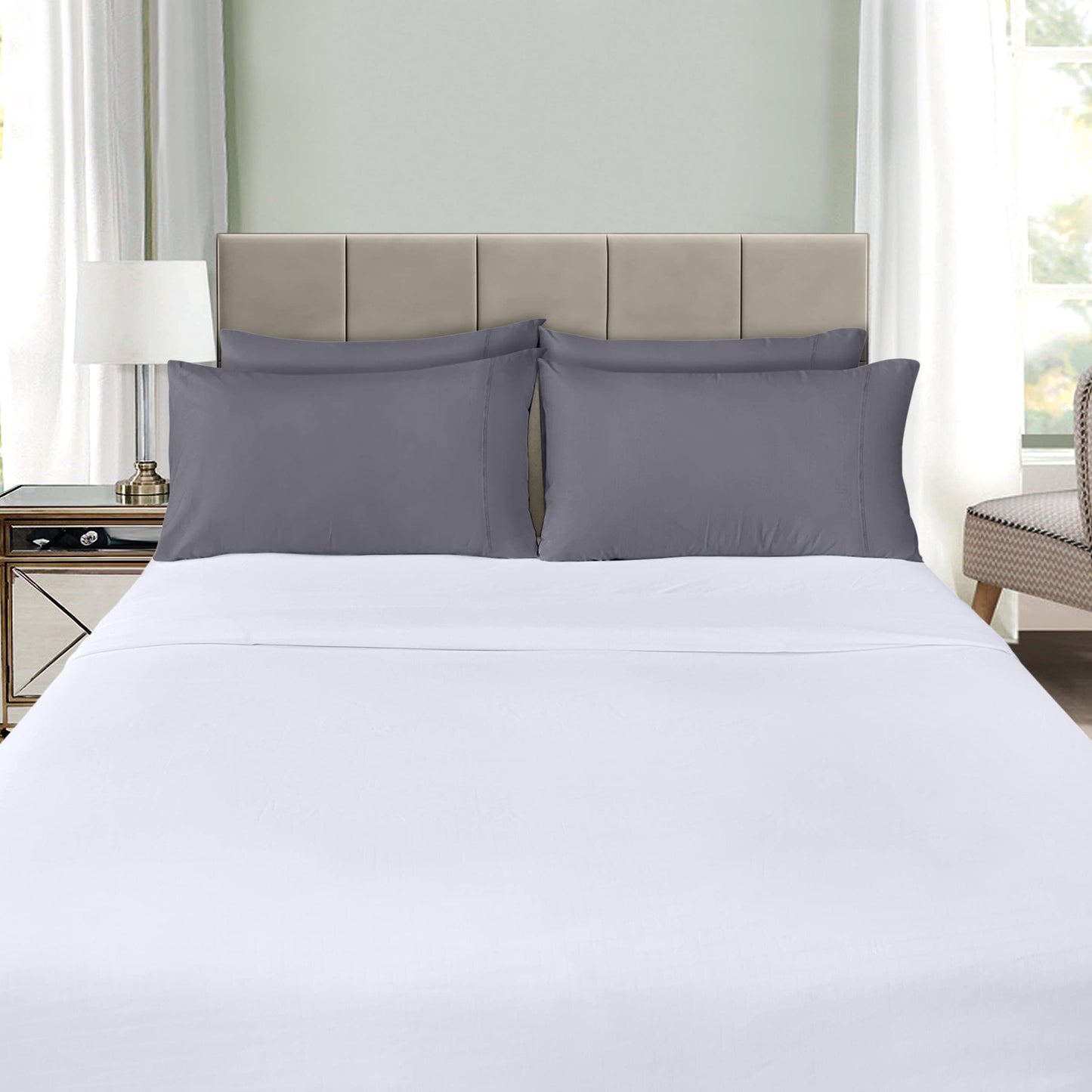 Utopia Bedding Pillow Cases - Envelope Closure - Soft Brushed Microfiber Fabric - Shrinkage and Fade Resistant Pillow