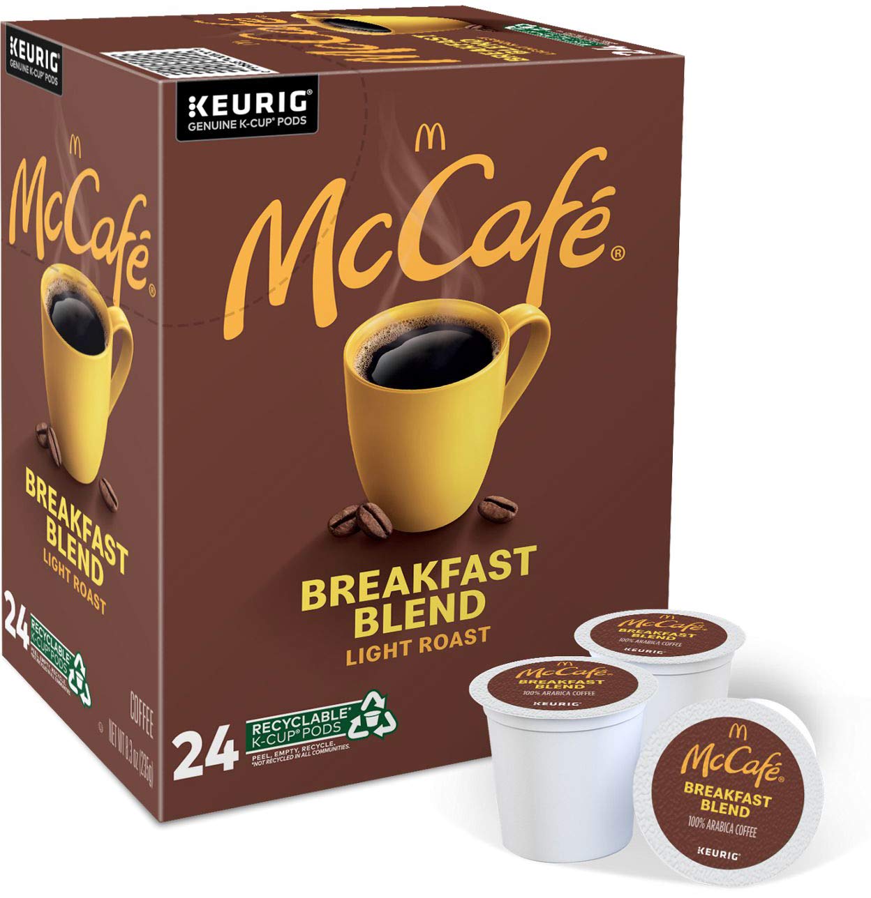 McCafe Premium Medium Roast K-Cup Coffee Pods, Premium Roast, 84 Count