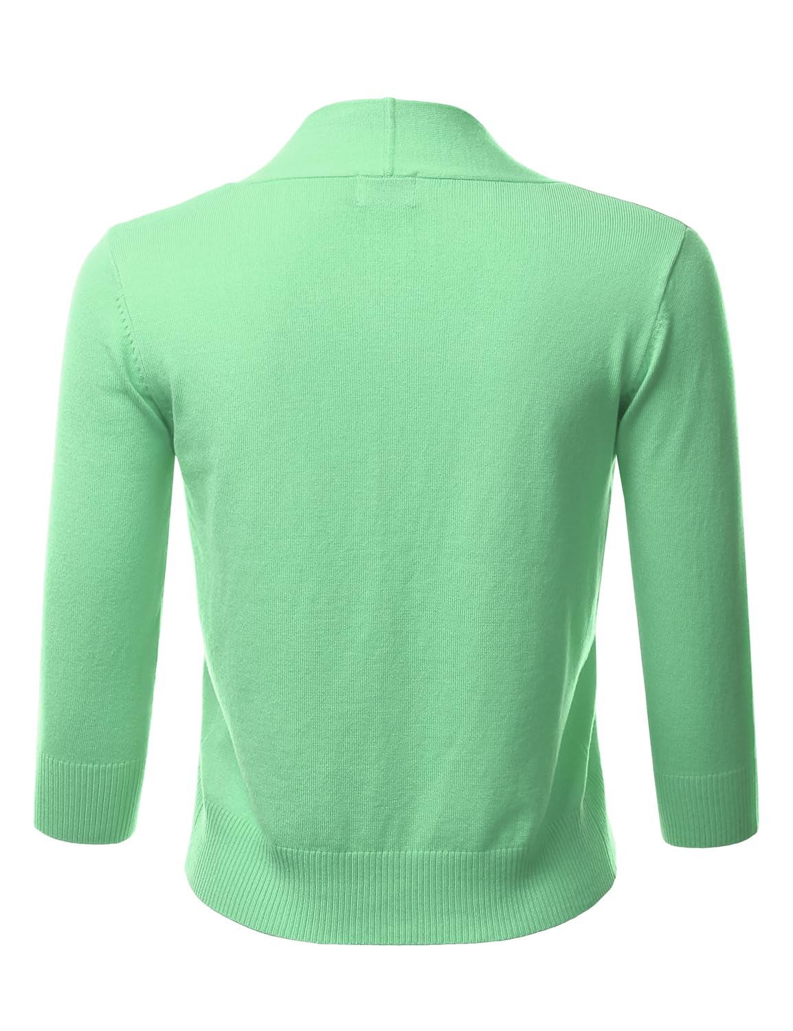 LALABEE Damen-Bolero, klassisch, 3/4-Ärmel, vorne offen, kurz, Cardigan, Shrugs für Kleider (S~XXL)