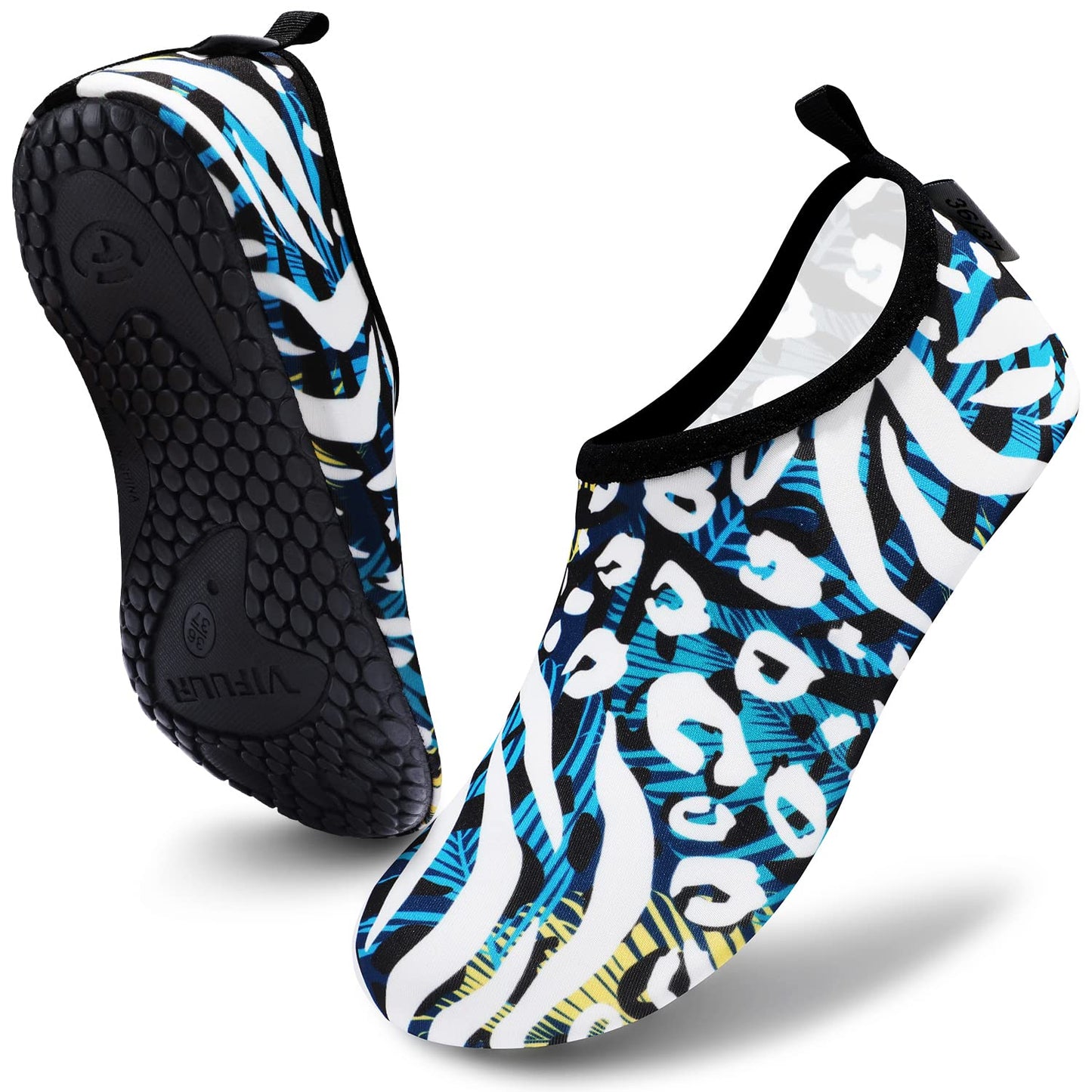 Chaussures de sports nautiques VIFUUR, chaussettes de yoga aquatiques à séchage rapide, pieds nus, à enfiler pour hommes et femmes