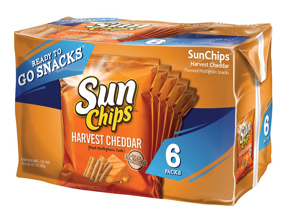 SunChips Multigrain Snacks, Variety Pack, 1 Ounce (Pack of 40)