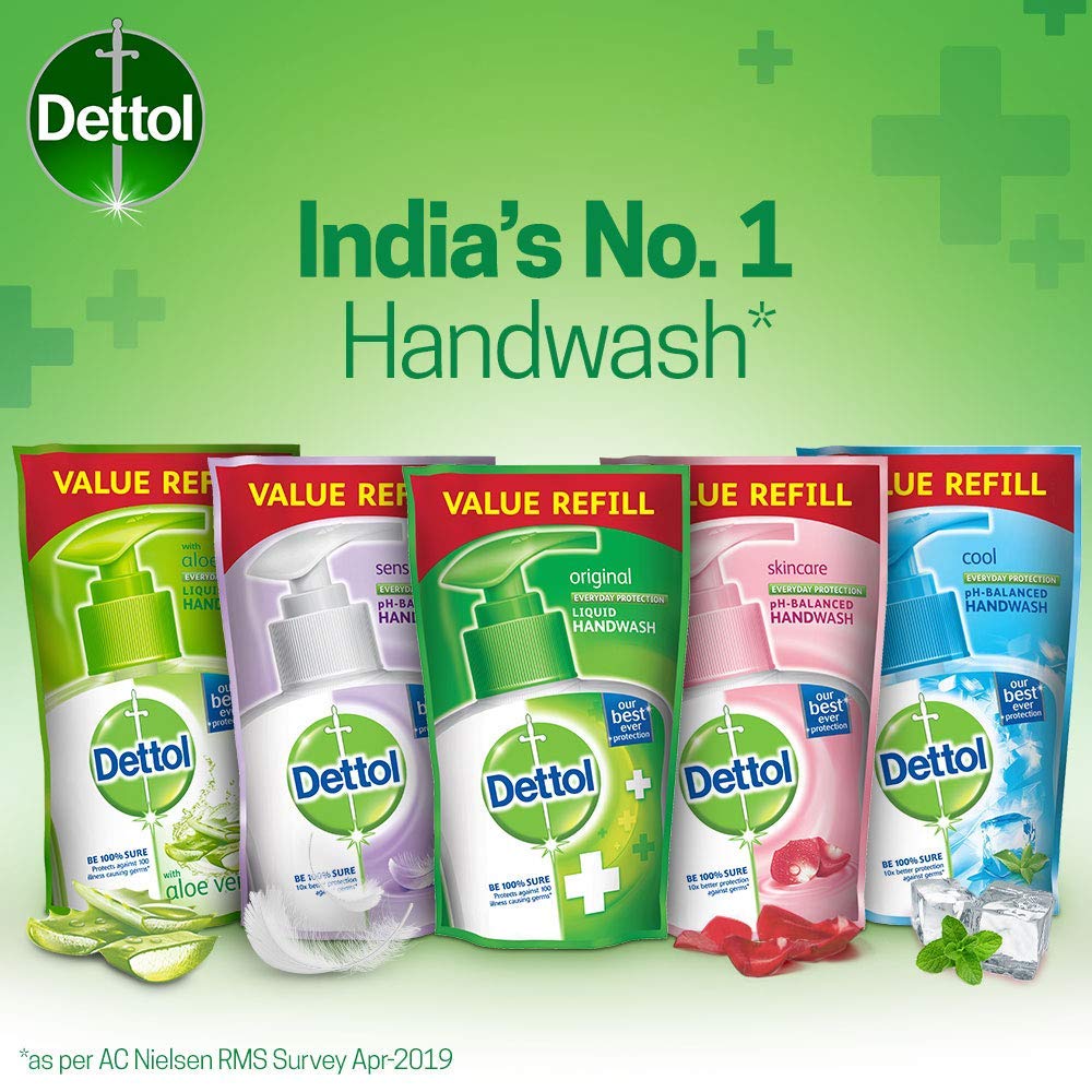 Dettol Original Liquid Handwash | 875ml (29.59 Fl Oz) | Pack of 2