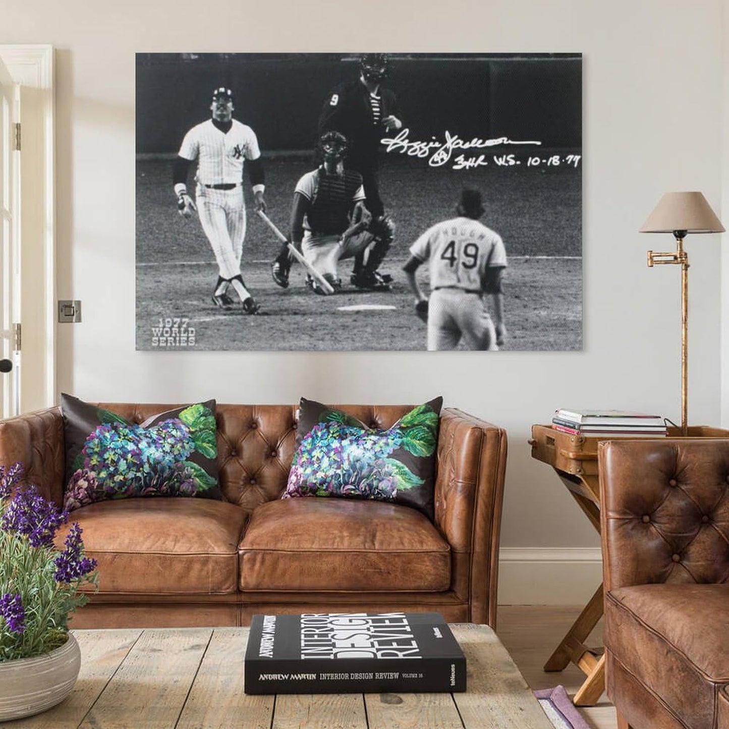 CENSO Reggie Jackson Baseball Canvas Poster Wall Art 12x18inch(30x45cm) Living Room Bedroom Office Kitchen Dining Room Bathroom