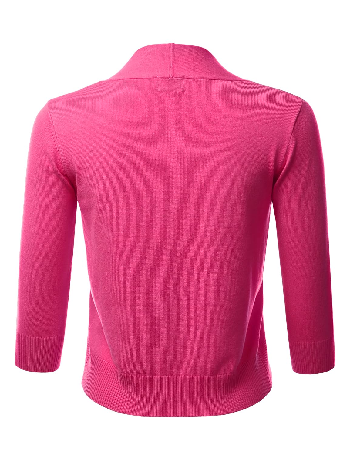 LALABEE Damen-Bolero, klassisch, 3/4-Ärmel, vorne offen, kurz, Cardigan, Shrugs für Kleider (S~XXL)