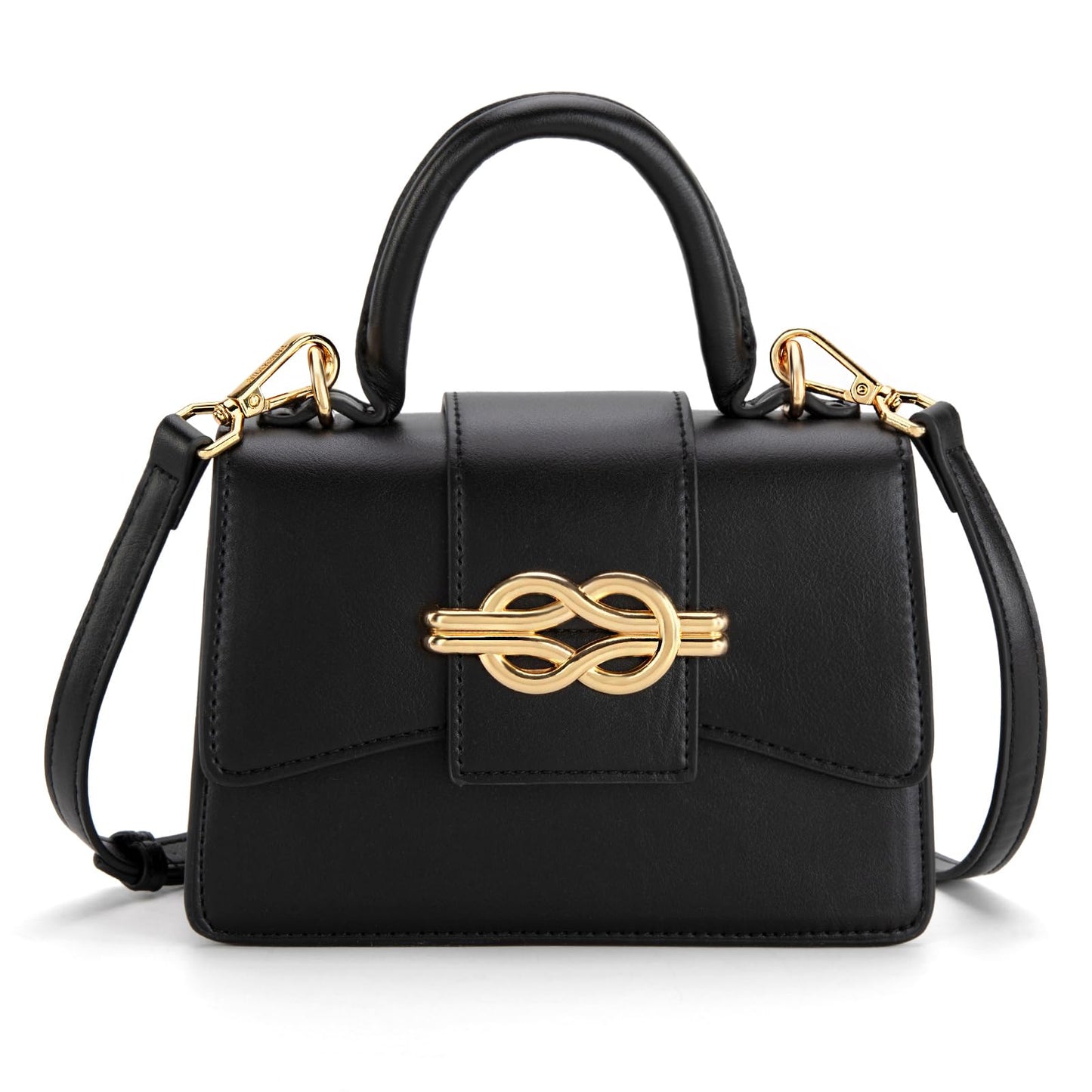 Milan Chiva Kleine Geldbörse mit Henkel für Damen, Mini-Umhängetasche, elegante quadratische Tasche