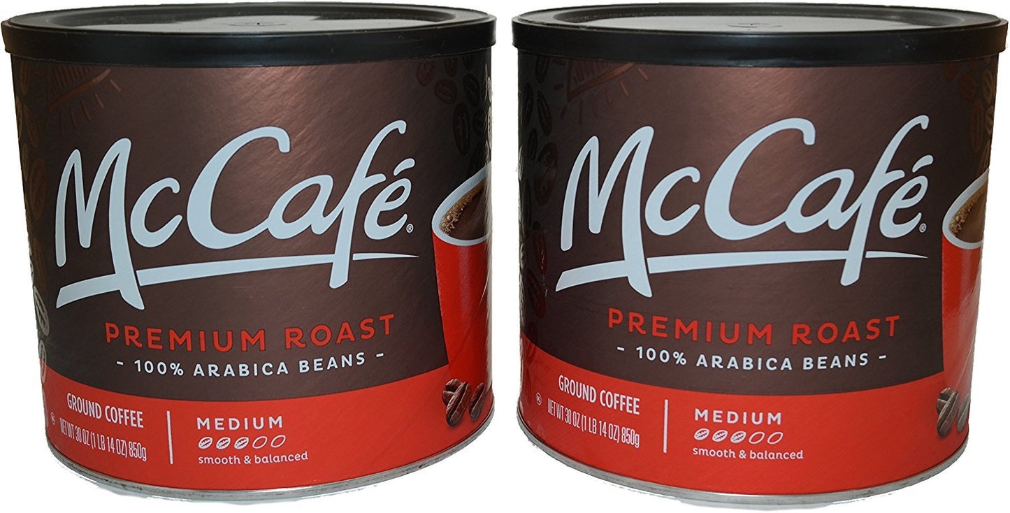McCafe Colombian, Medium-Dark Roast Ground Coffee, 24 oz Canister