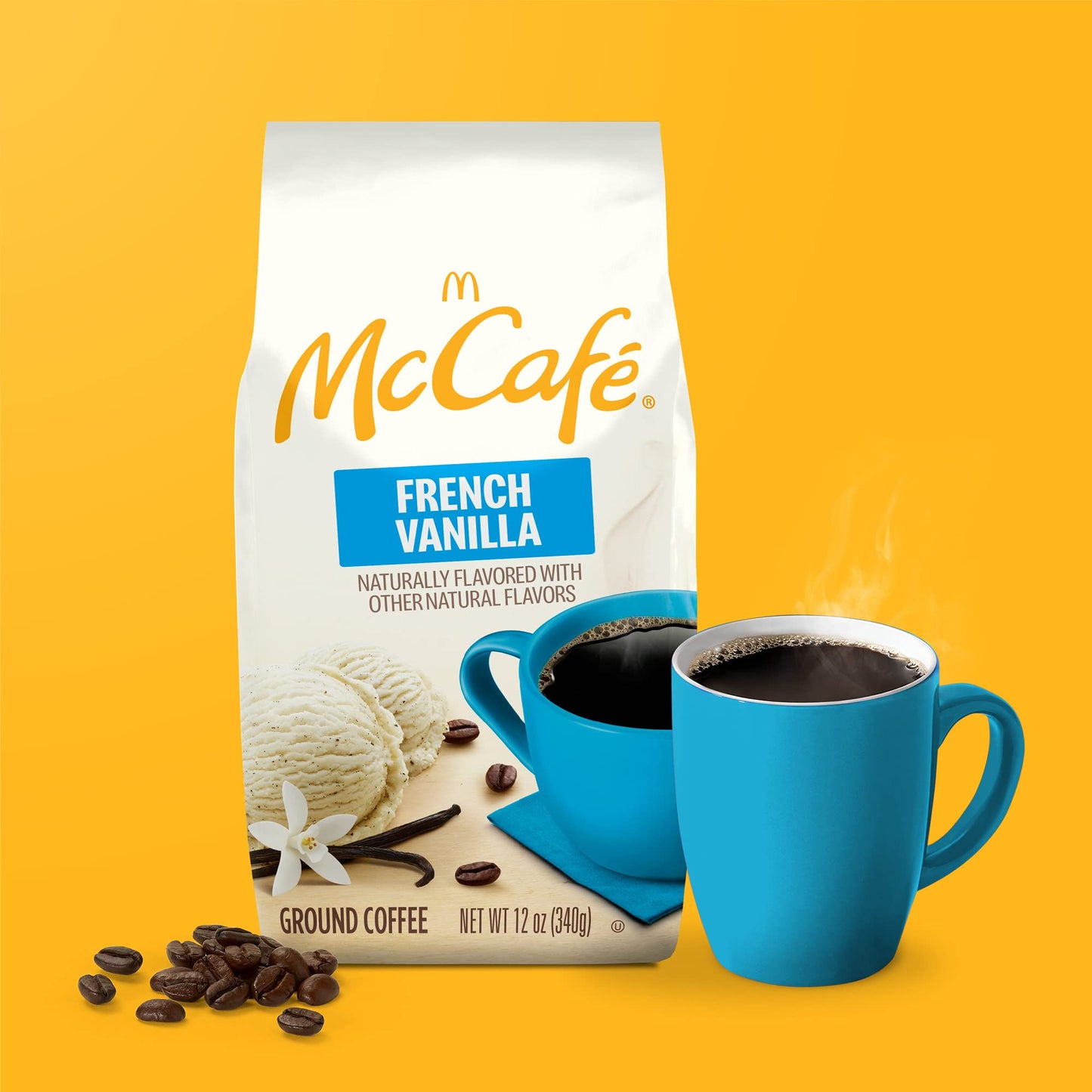 McCafe Colombian, Medium-Dark Roast Ground Coffee, 12 oz Bag