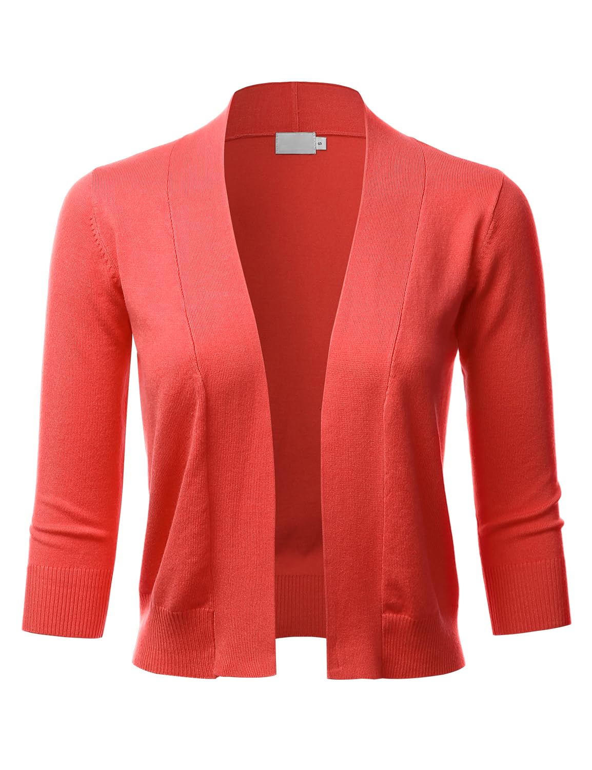 LALABEE Damen-Bolero, klassisch, 3/4-Ärmel, vorne offen, kurz, Cardigan, Shrugs für Kleider (S~XXL)