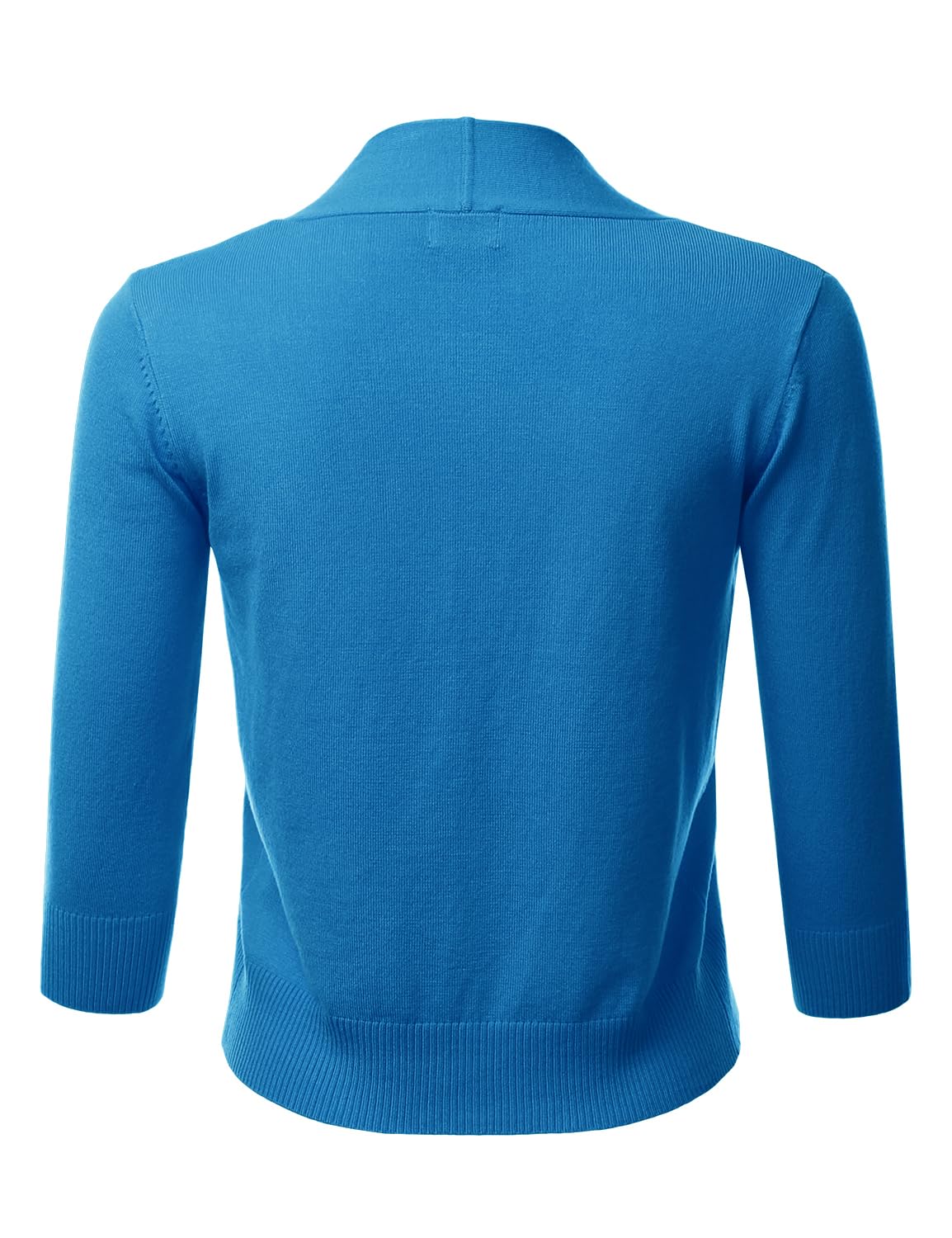 LALABEE Damen-Bolero, klassisch, 3/4-Ärmel, vorne offen, kurz, Cardigan, Shrugs für Kleider (S~XXL)