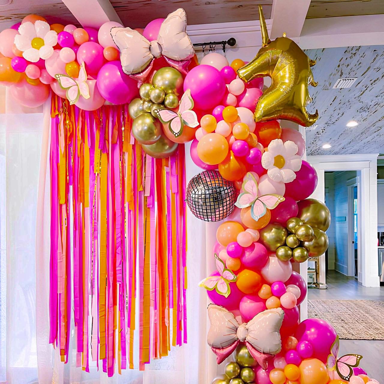 White and Gold Balloons 12 inch, 60pcs Gold and White Party Balloons with Gold Confetti Balloons for Wedding Baby Shower Birthday Bridal Shower Baptism Party Decoration