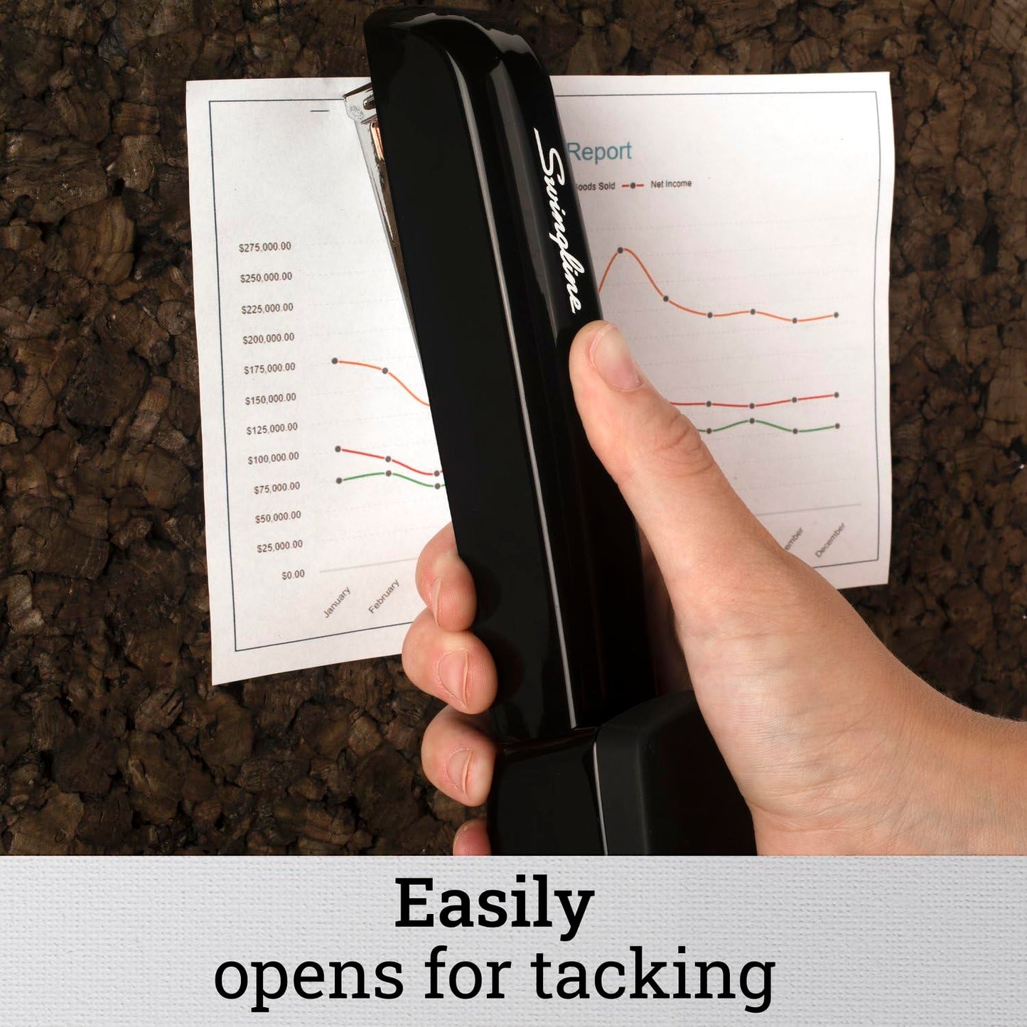 Swingline Stapler, 30 Sheet Capacity, 747 Business Stapler, Jam Free, Metal, Gold Chrome (74721)