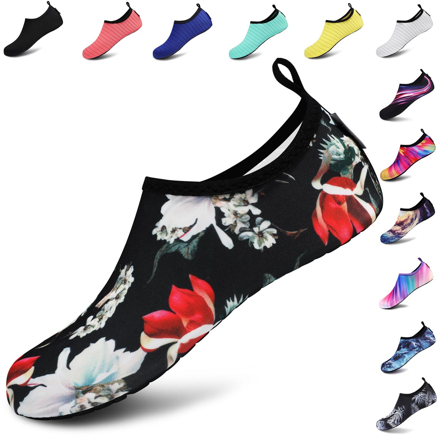 Chaussures de sports nautiques VIFUUR, chaussettes de yoga aquatiques à séchage rapide, pieds nus, à enfiler pour hommes et femmes