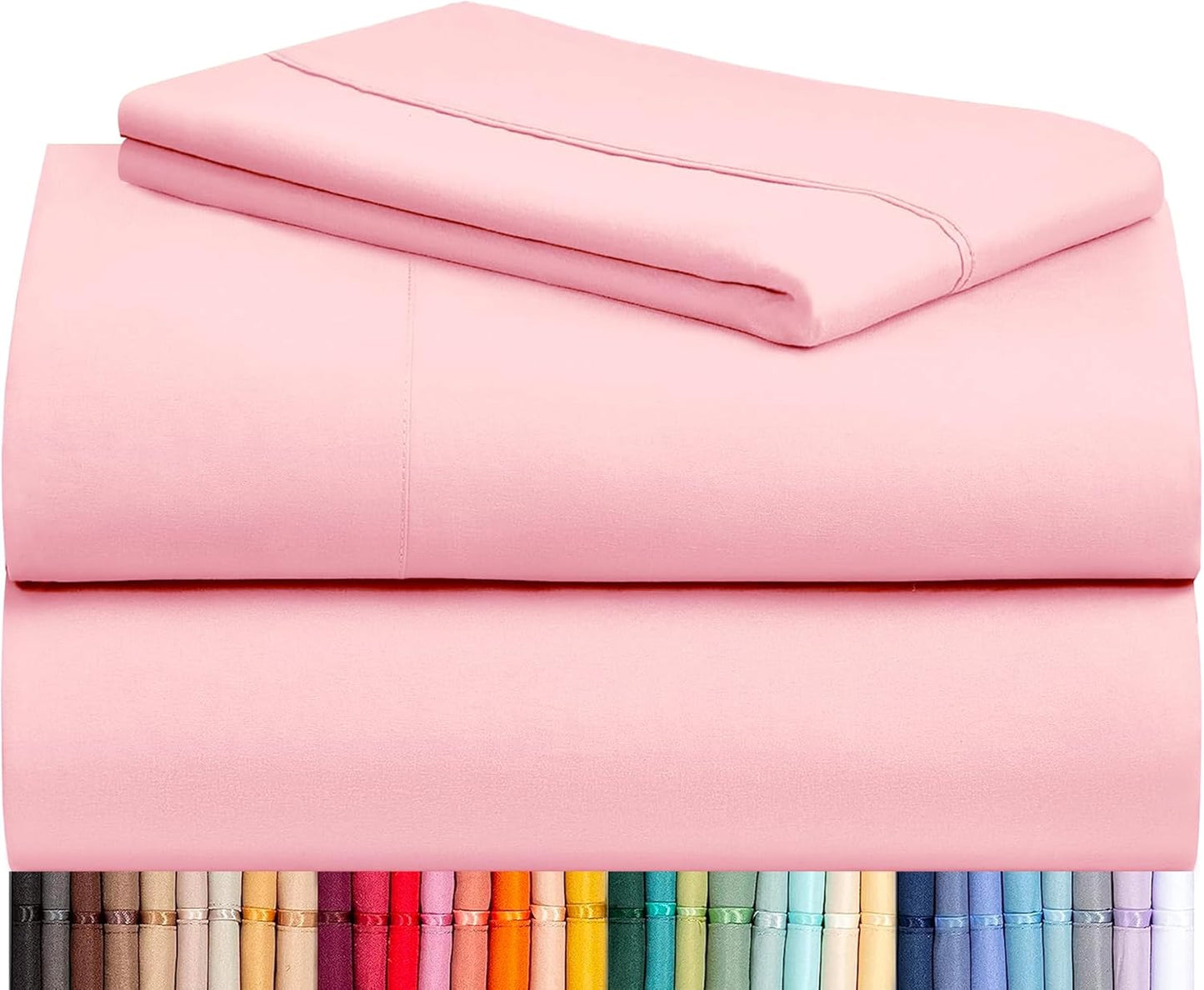 LClub Luxury 4-Piece Cooling Microfiber Sheet Set
