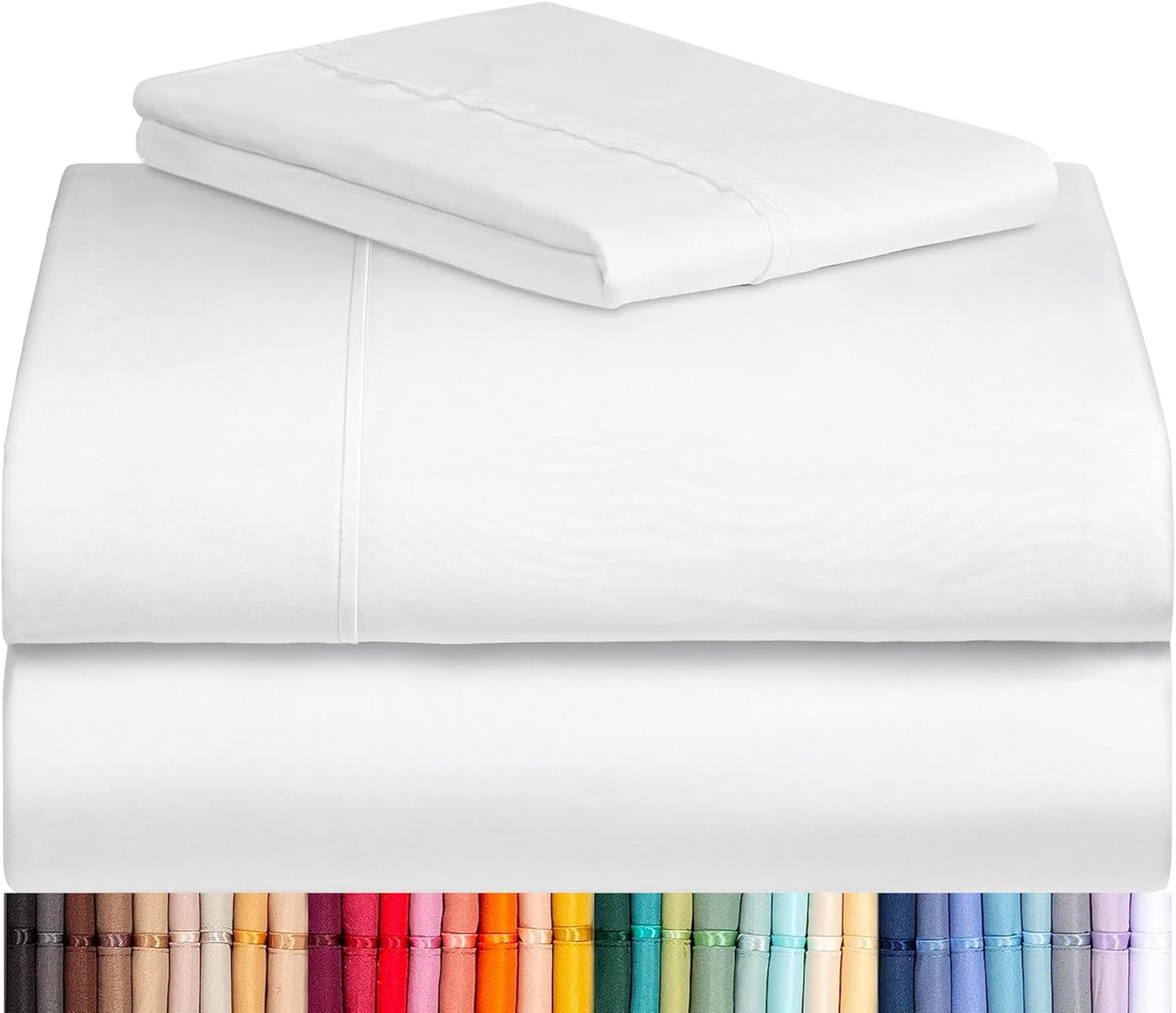 LClub Luxury 4-Piece Cooling Microfiber Sheet Set