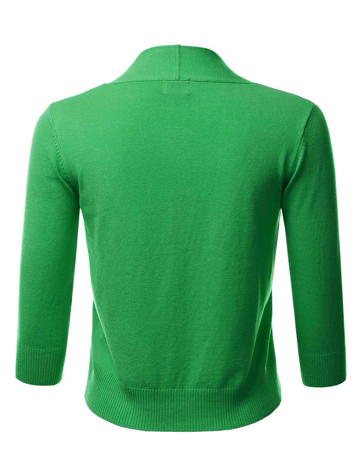 LALABEE Damen-Bolero, klassisch, 3/4-Ärmel, vorne offen, kurz, Cardigan, Shrugs für Kleider (S~XXL)