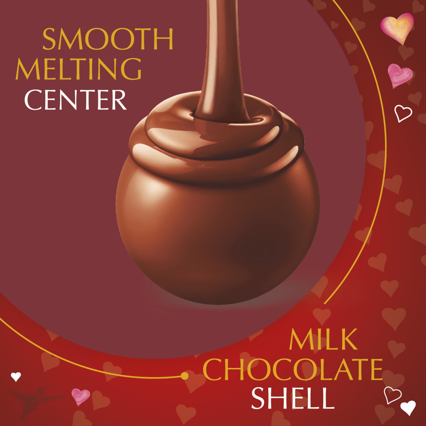 Lindt LINDOR Milk Chocolate Candy Truffles, Milk Chocolate with Smooth, Melting Truffle Center, 25.4 oz., 60 Count