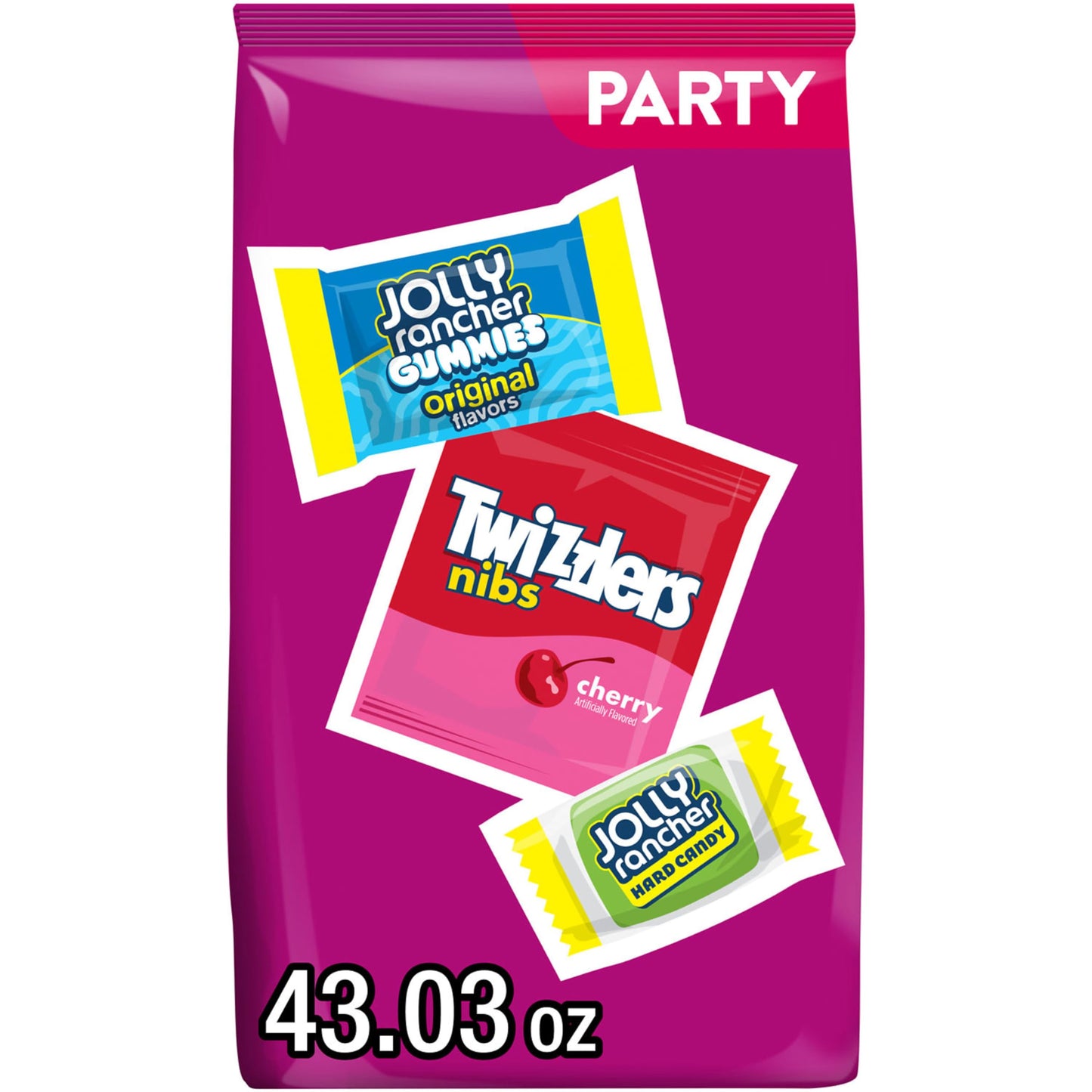 JOLLY RANCHER Assorted Fruit Flavored Hard Candy Bulk Bag, 5 lb