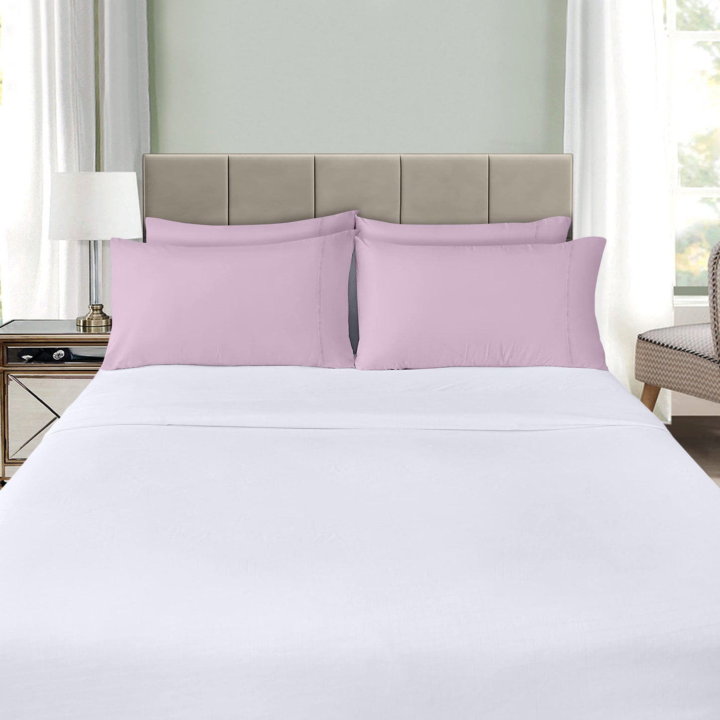 Utopia Bedding Pillow Cases - Envelope Closure - Soft Brushed Microfiber Fabric - Shrinkage and Fade Resistant Pillow