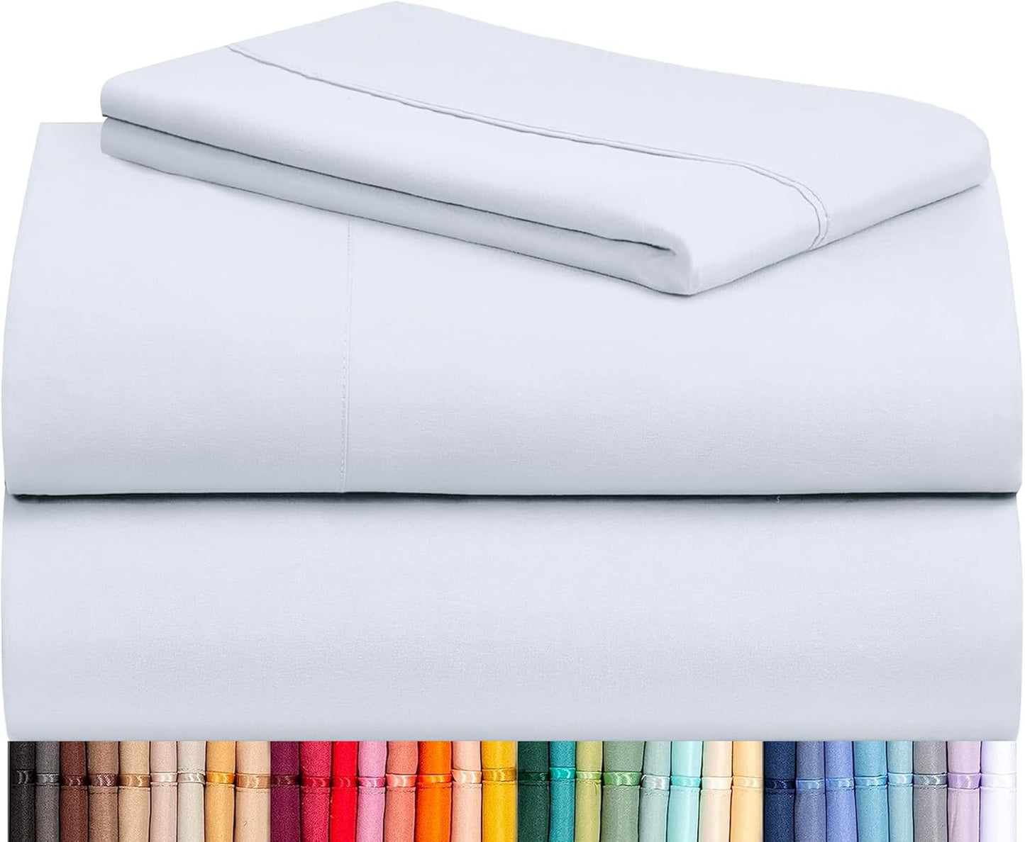 LClub Luxury 4-Piece Cooling Microfiber Sheet Set
