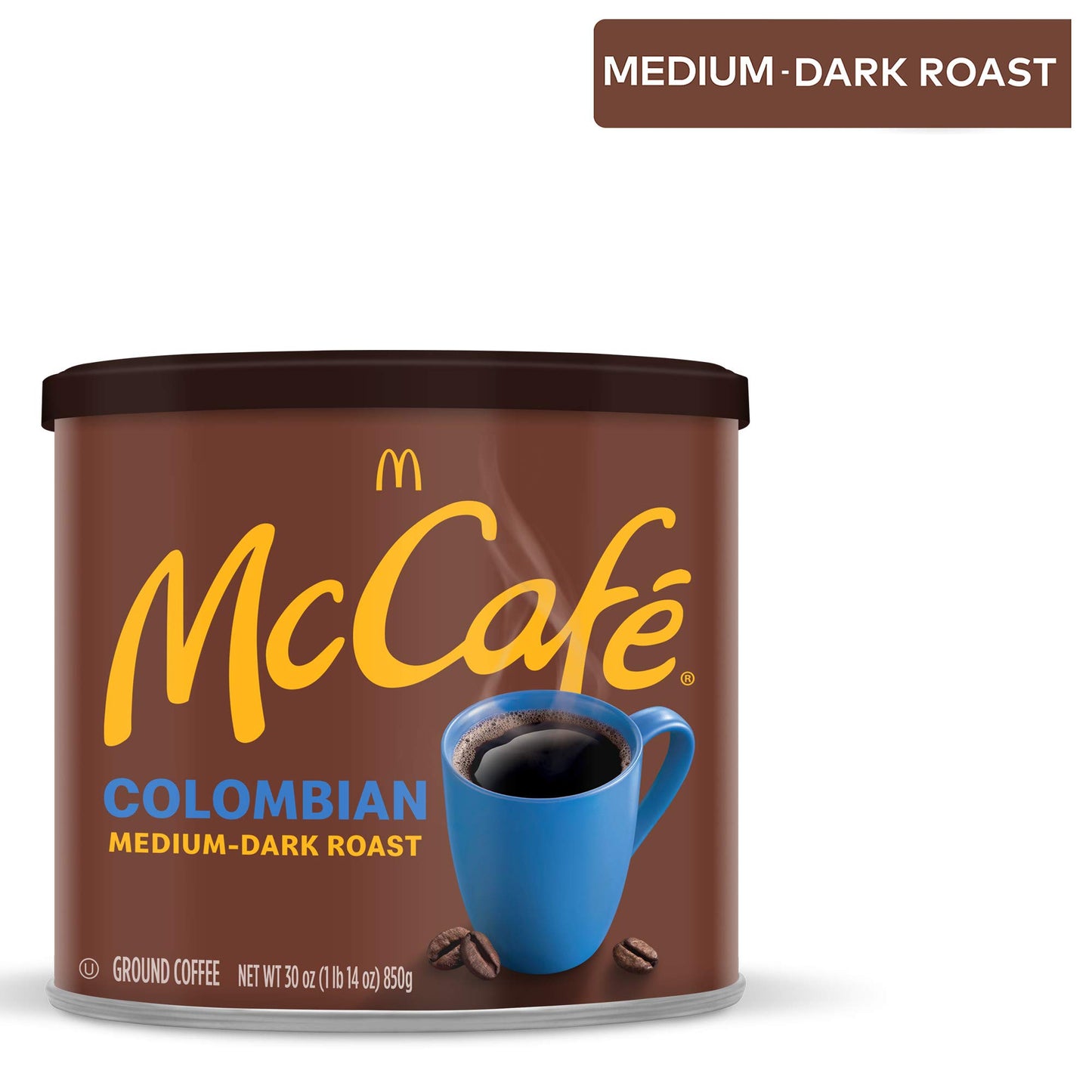 McCafe Premium Roast, Medium Roast Ground Coffee, 30 oz Canister