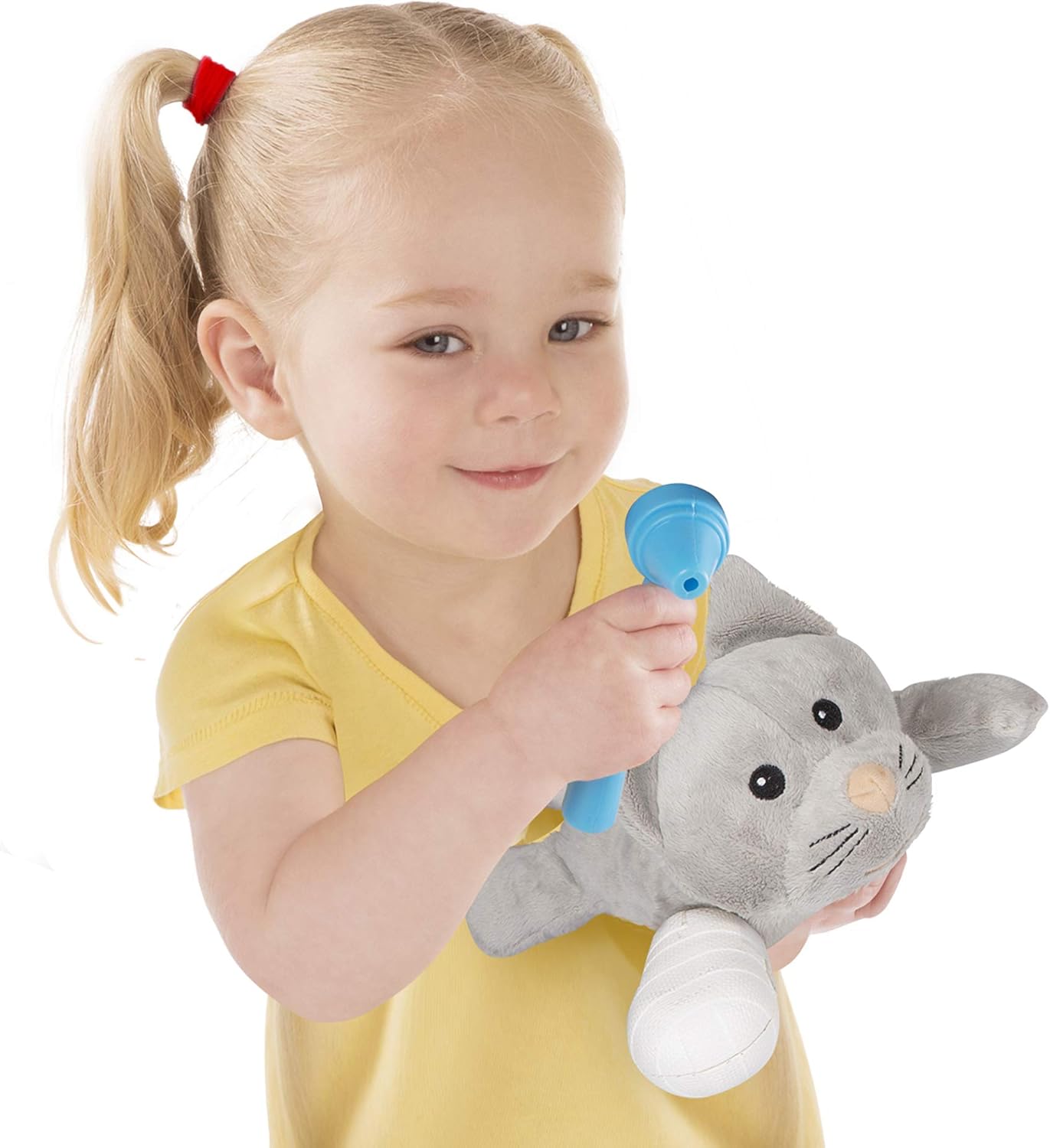 Melissa & Doug Examine and Treat Pet Vet Play Set (24 pcs) - Kids Veterinary Play Set, Veterinarian Kit For Kids, STEAM Toy, Pretend Play Doctor Set For Kids Ages 3+