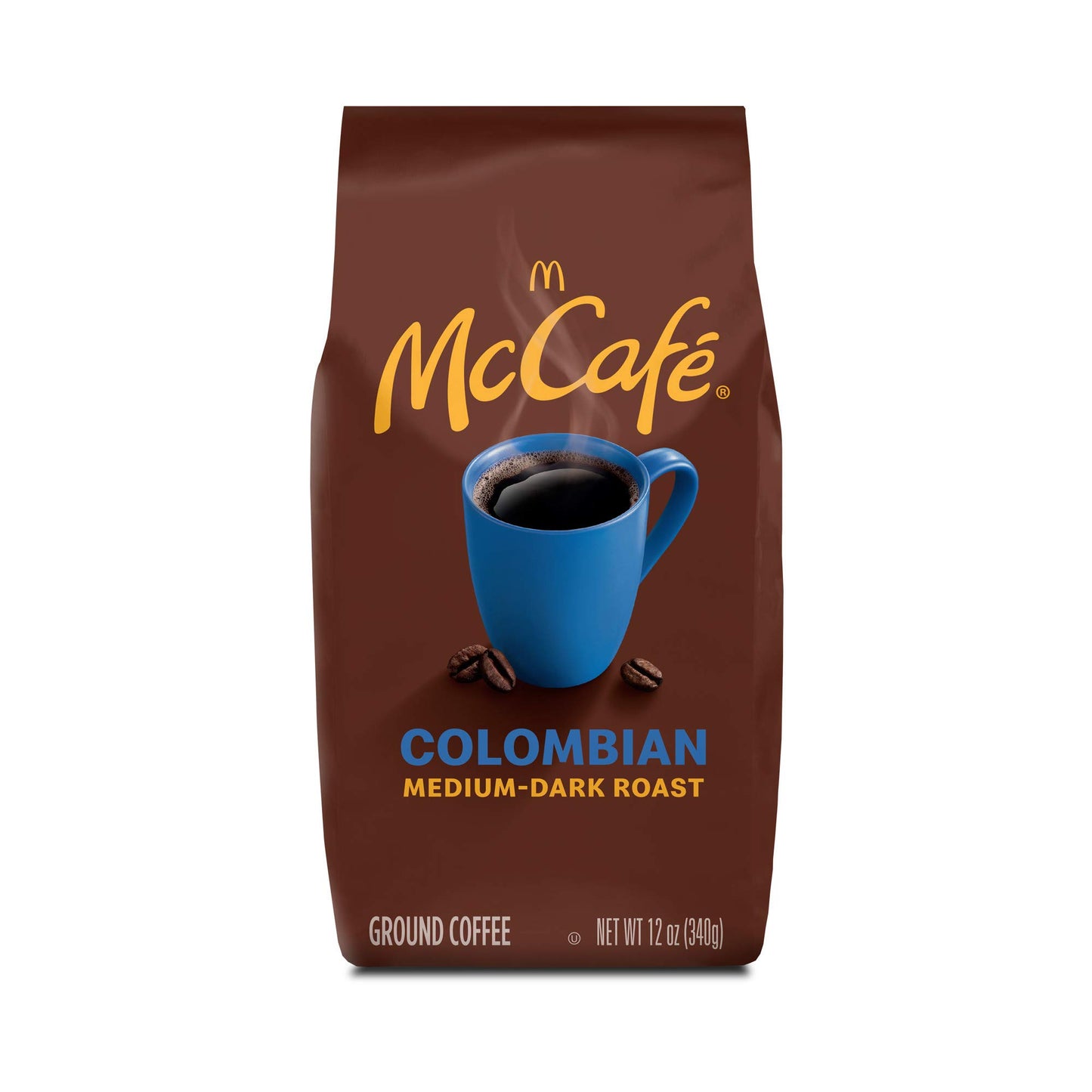 McCafe Colombian, Medium-Dark Roast Ground Coffee, 12 oz Bag