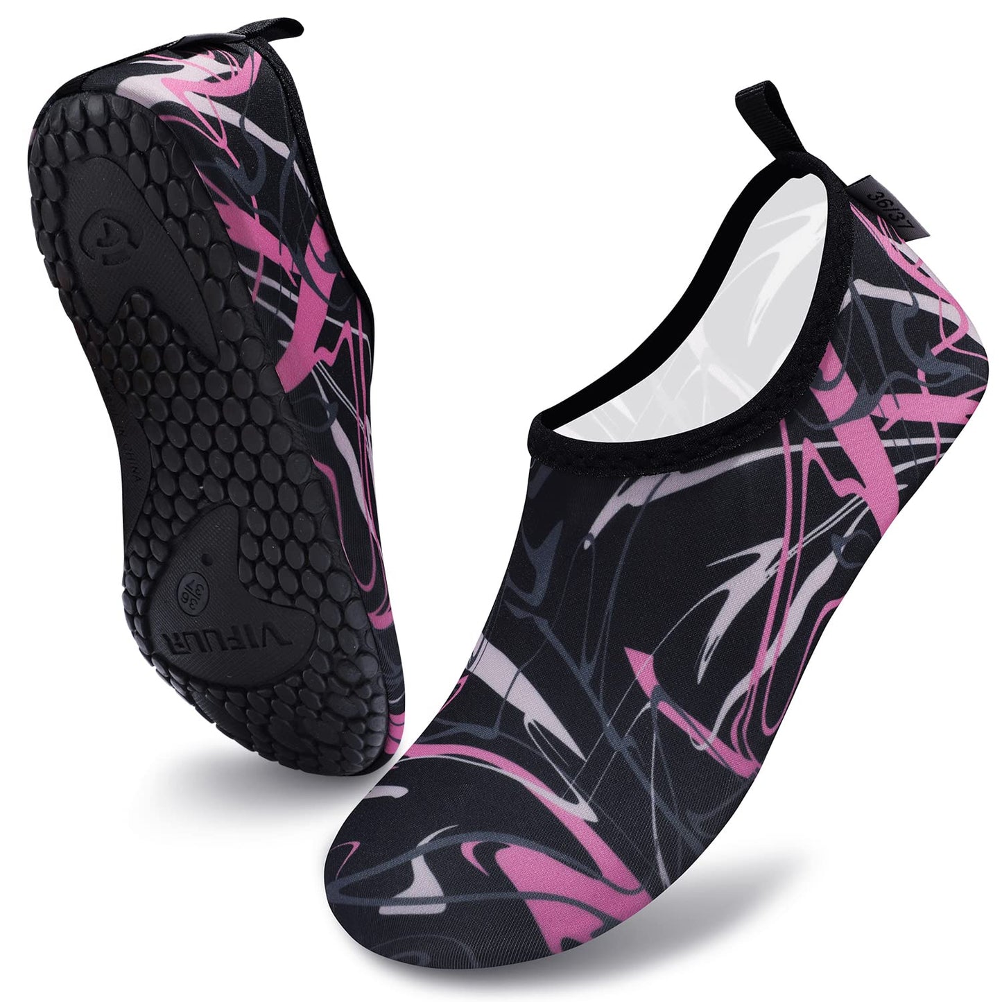 Chaussures de sports nautiques VIFUUR, chaussettes de yoga aquatiques à séchage rapide, pieds nus, à enfiler pour hommes et femmes