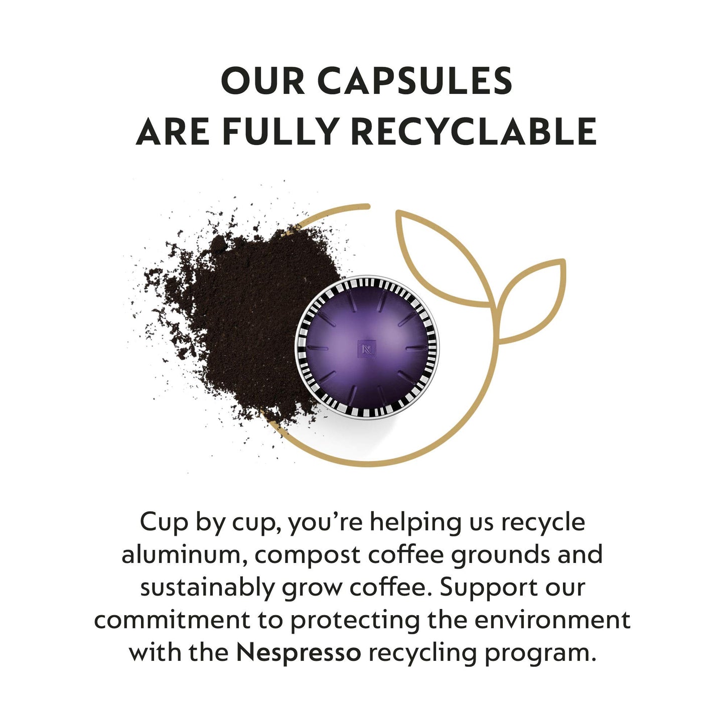 Nespresso-Kapseln Vertuo, Intenso, dunkel gerösteter Kaffee, Kaffeepads à 30 Stück, ergibt 225 ml.