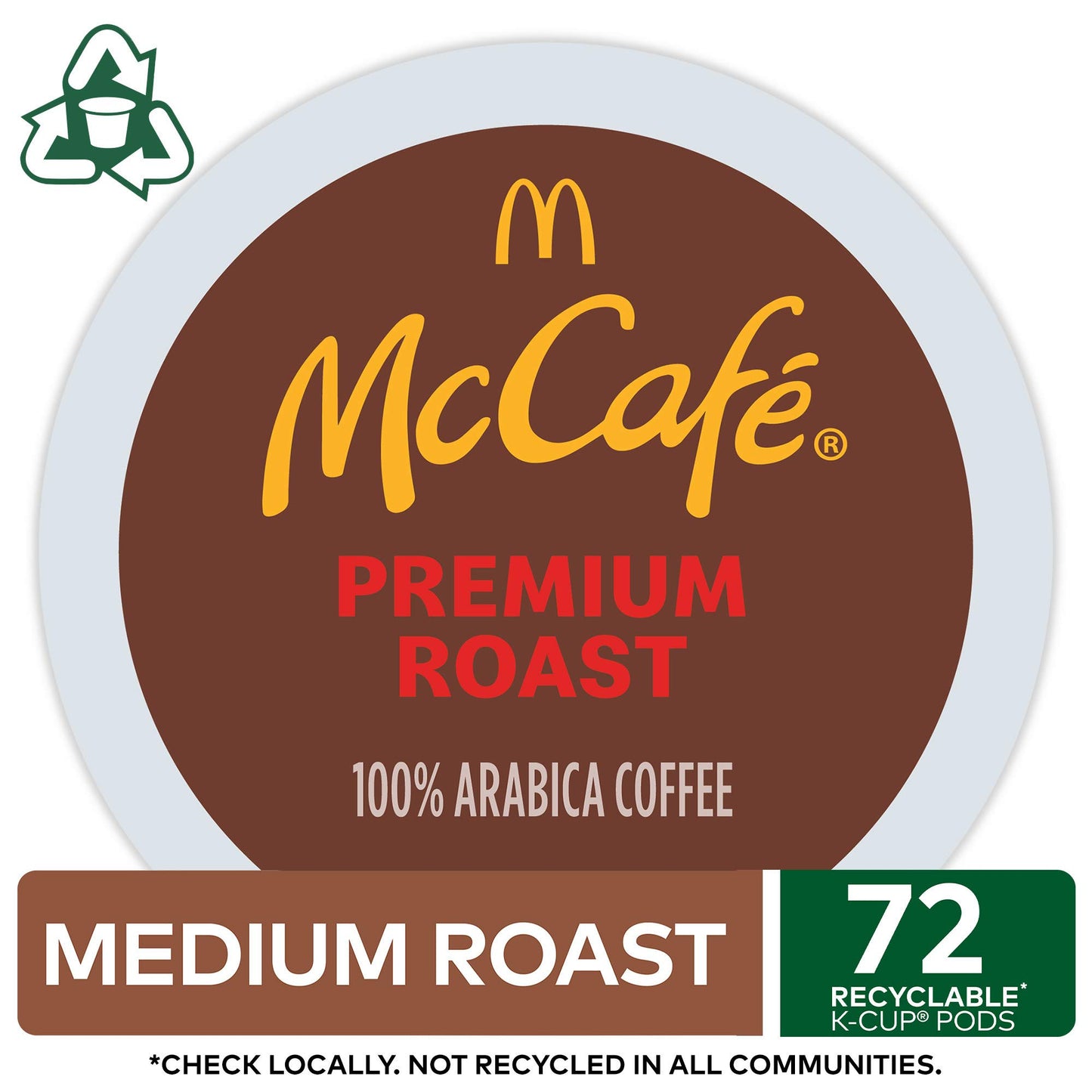 McCafe Premium Medium Roast K-Cup Coffee Pods, Premium Roast, 84 Count