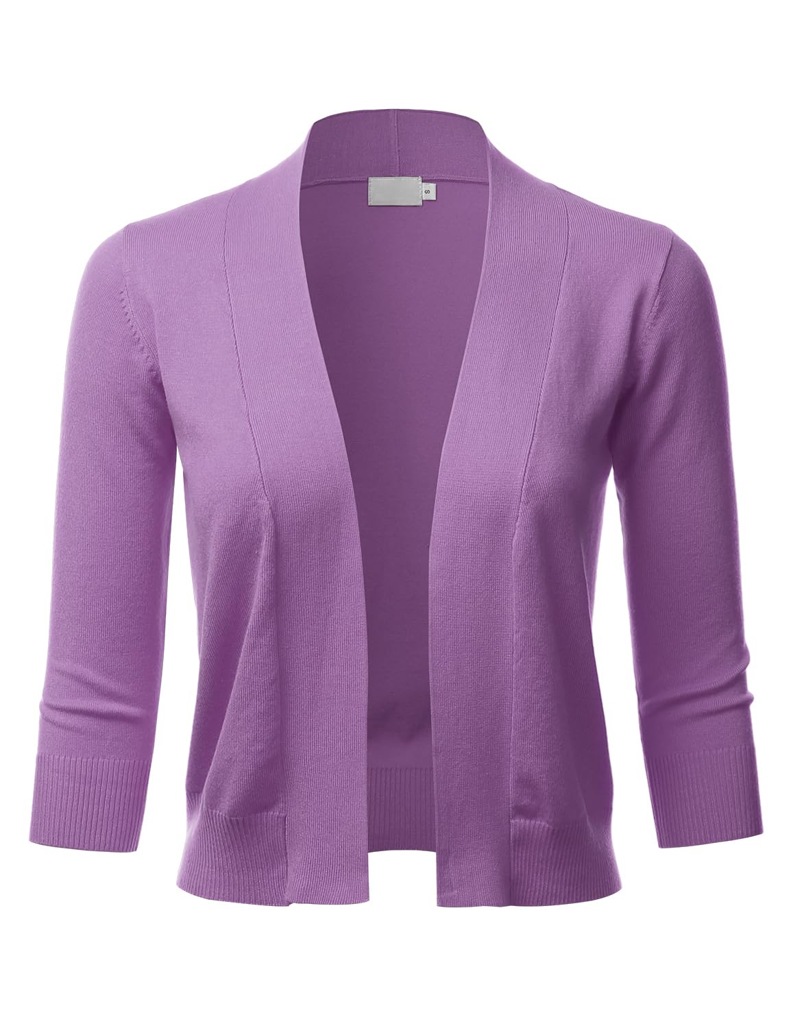 LALABEE Damen-Bolero, klassisch, 3/4-Ärmel, vorne offen, kurz, Cardigan, Shrugs für Kleider (S~XXL)