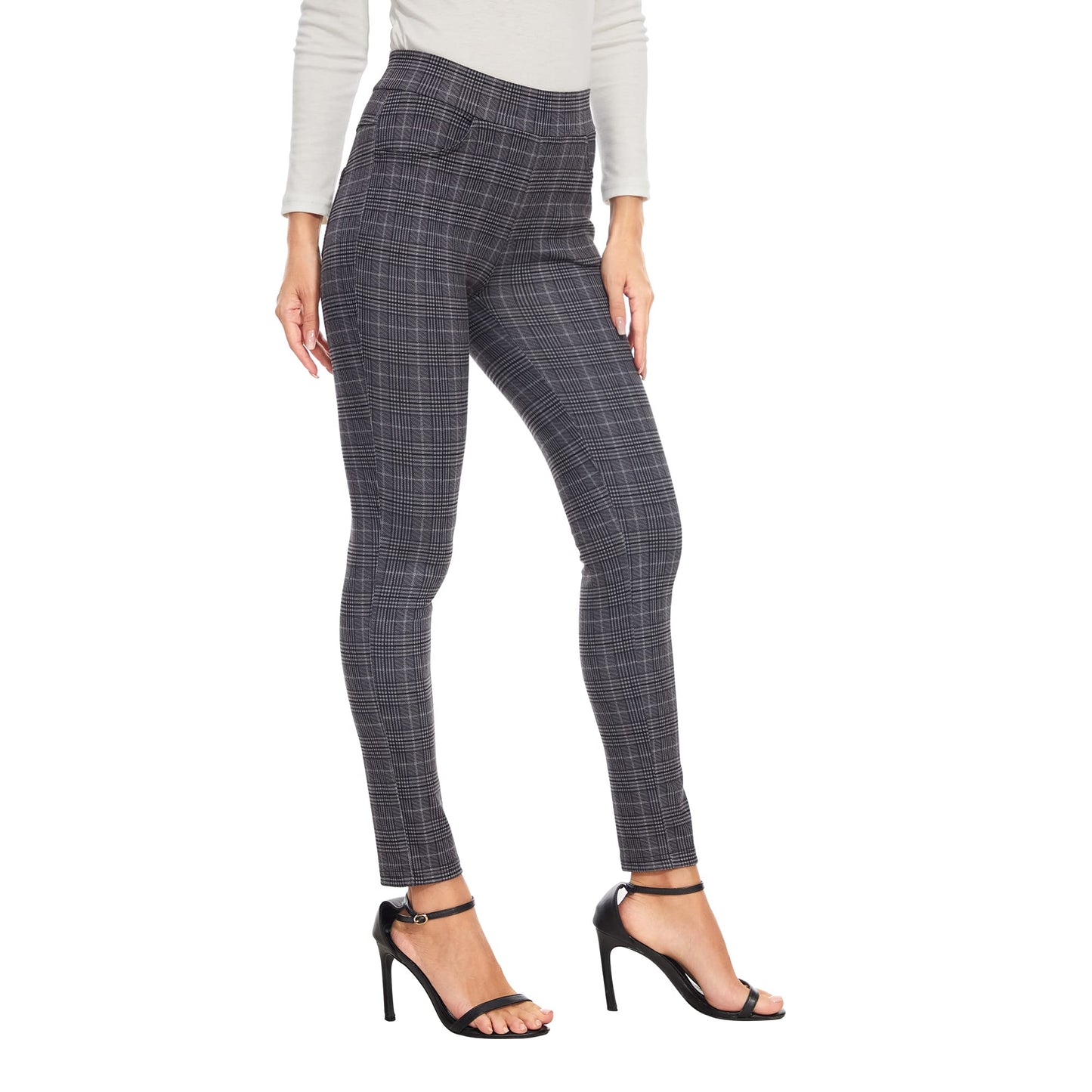 Pantalon habillé Ginasy pour femme, pantalon d'affaires décontracté, extensible, à enfiler, pour le travail, le bureau, leggings habillés, pantalon skinny avec poches