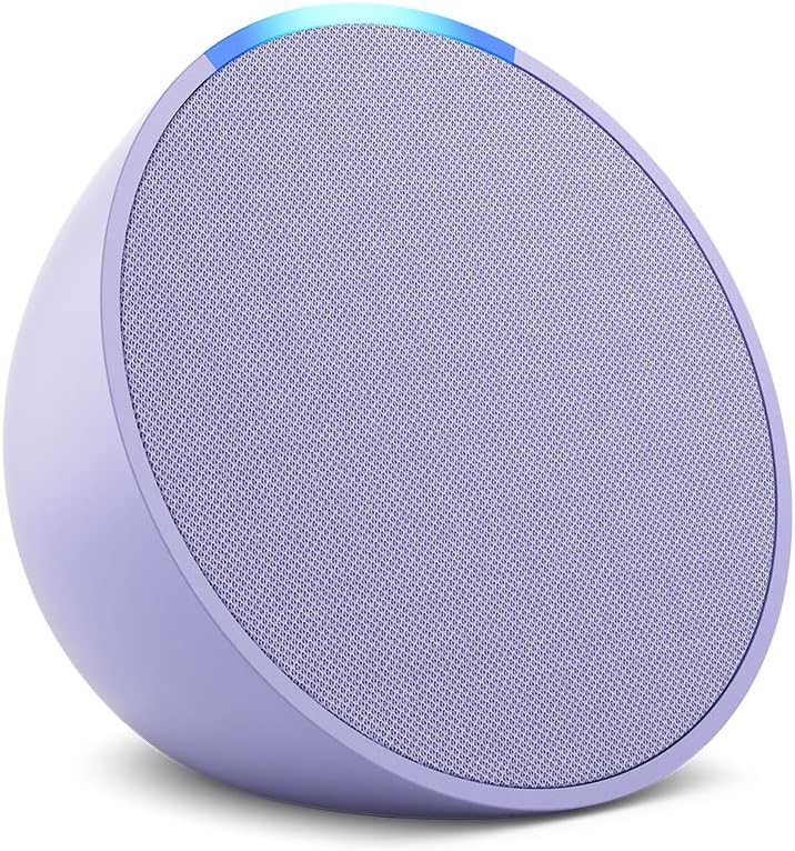 Amazon Echo Pop (newest model), Our smallest Alexa speaker, Fits in any room, Charcoal