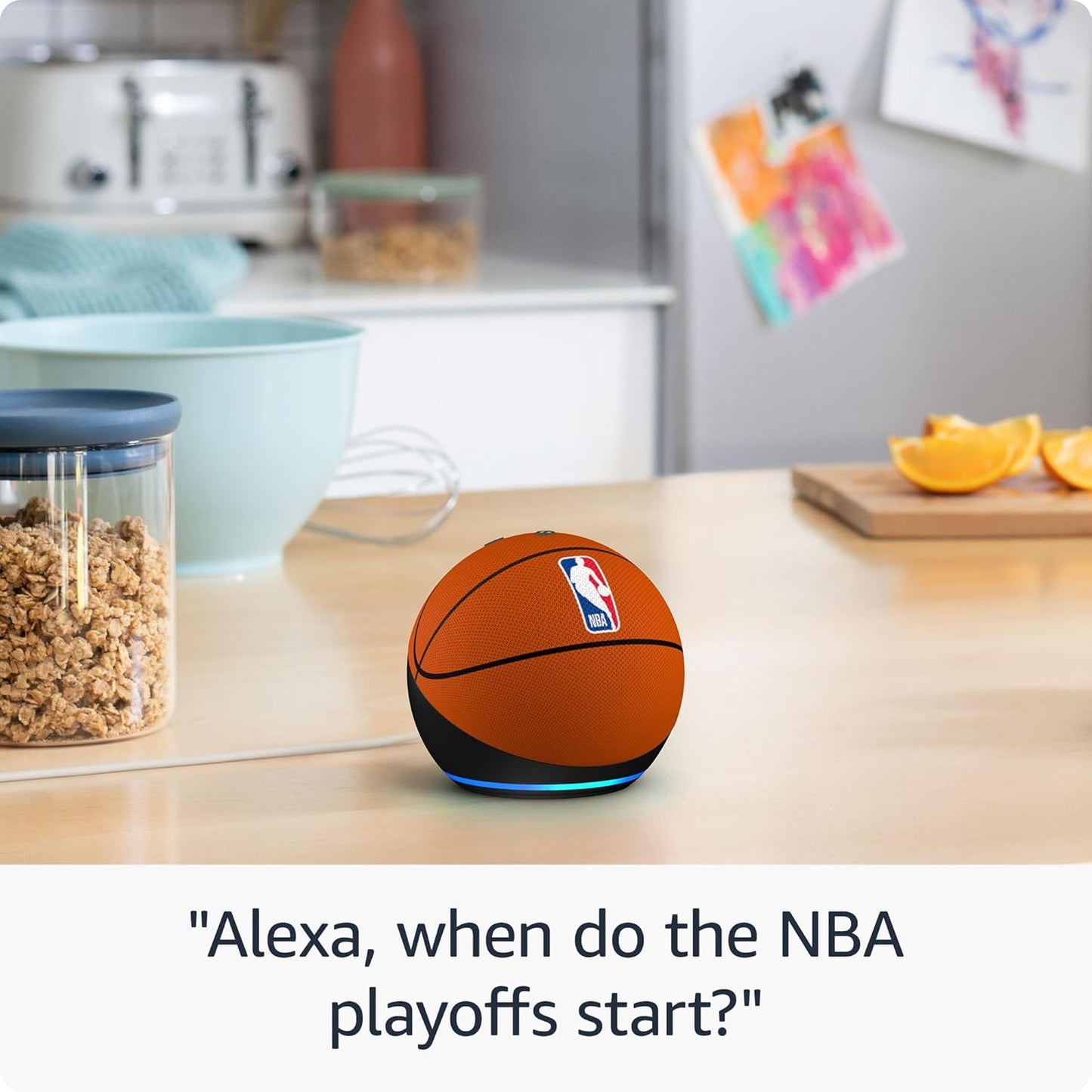 Echo Dot (newest model) | Officially Licensed NBA Limited-Edition