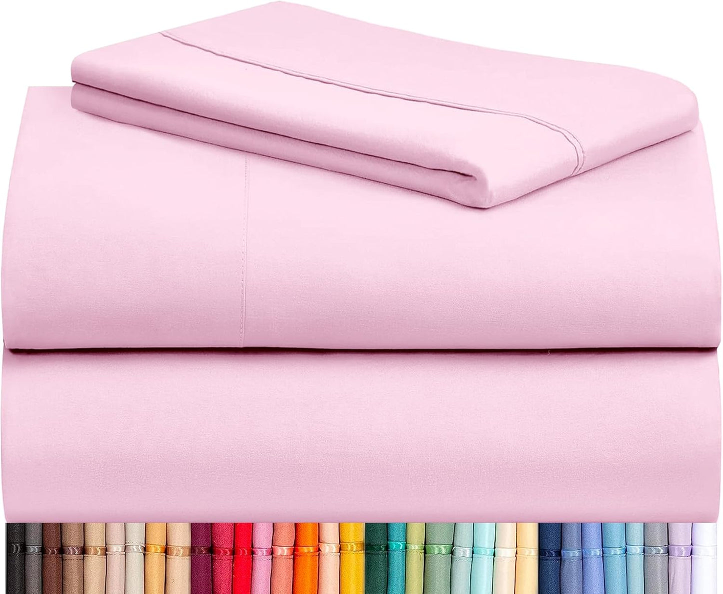 LClub Luxury 4-Piece Cooling Microfiber Sheet Set
