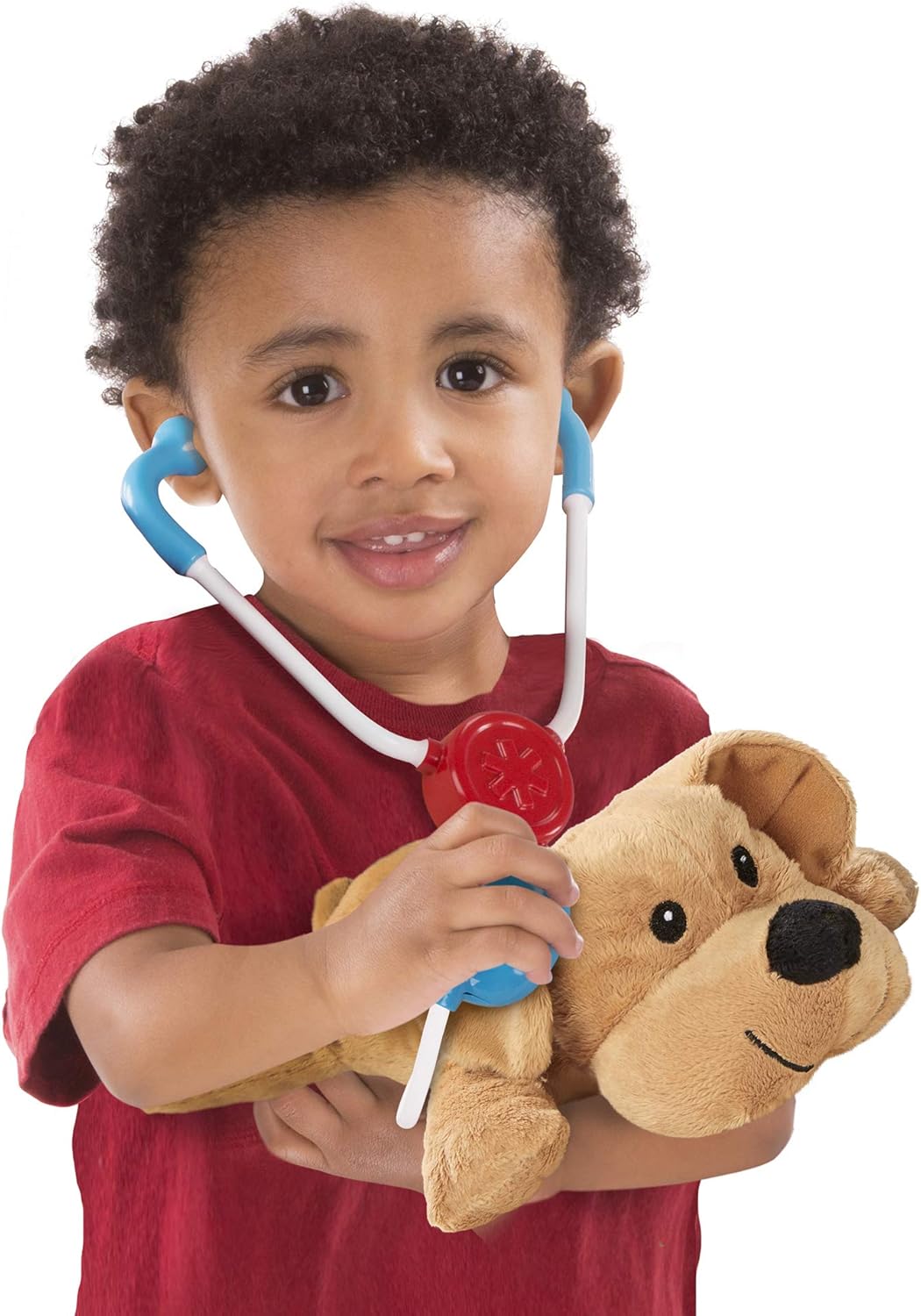 Melissa & Doug Examine and Treat Pet Vet Play Set (24 pcs) - Kids Veterinary Play Set, Veterinarian Kit For Kids, STEAM Toy, Pretend Play Doctor Set For Kids Ages 3+