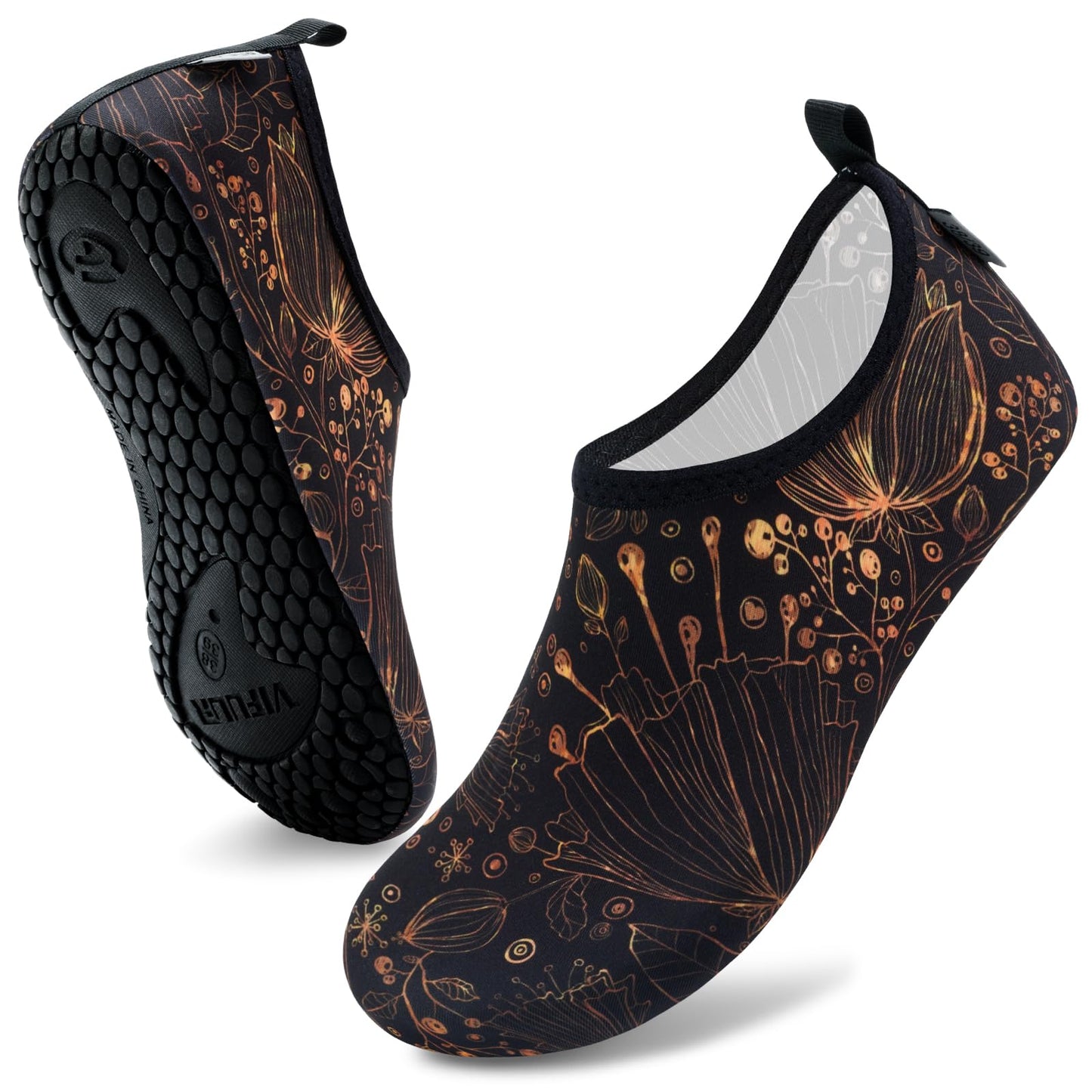 Chaussures de sports nautiques VIFUUR, chaussettes de yoga aquatiques à séchage rapide, pieds nus, à enfiler pour hommes et femmes