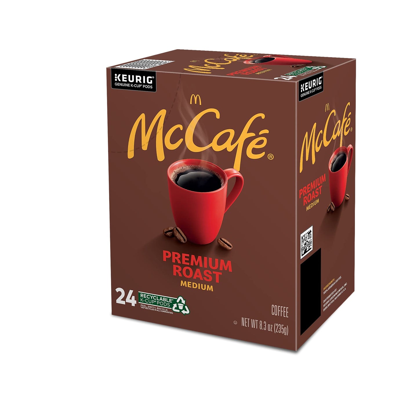 McCafe Premium Medium Roast K-Cup Coffee Pods, Premium Roast, 84 Count