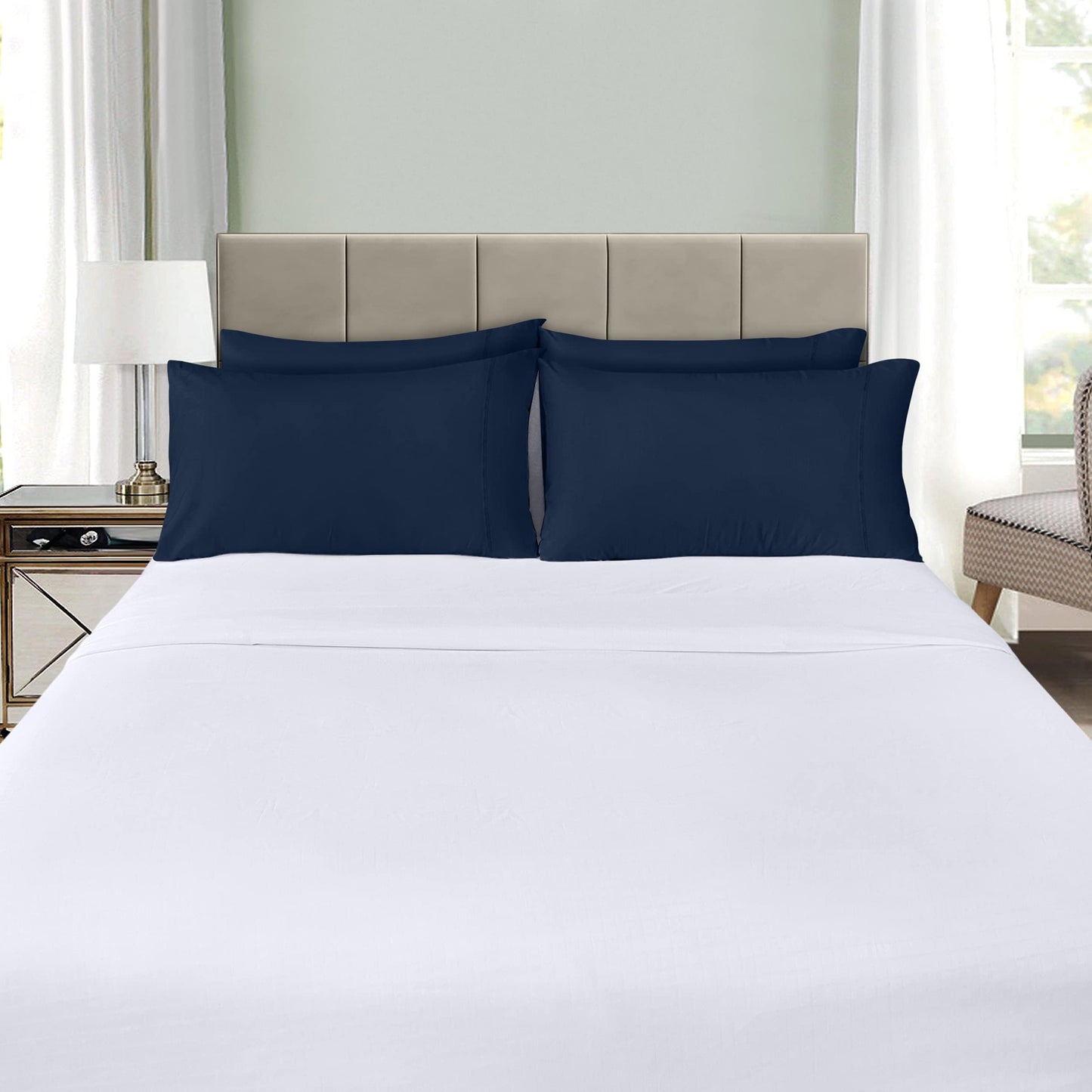 Utopia Bedding Pillow Cases - Envelope Closure - Soft Brushed Microfiber Fabric - Shrinkage and Fade Resistant Pillow