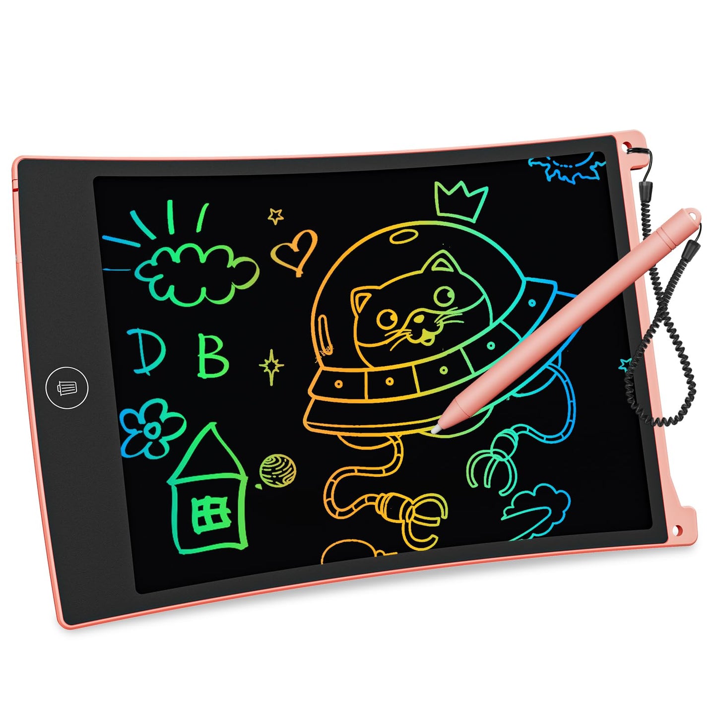 bravokids 2 Pack LCD Writing Tablet with Stylus, 8.5 inch Colorful Doodle Board Drawing Pad for Kids, Travel Games Activity Learning Toys, Birthday Gift for Age 3 4 5 6 7 8 Year Old Boys Girls