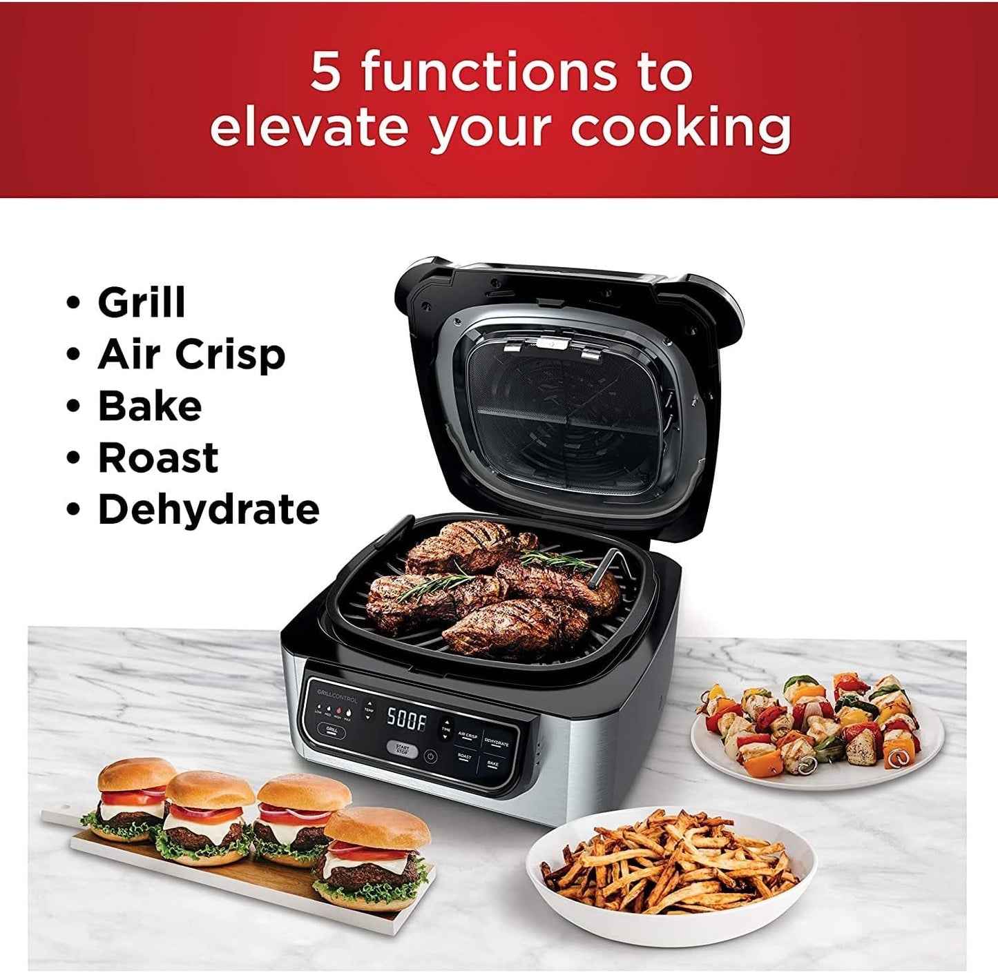 Ninja Foodi 4qt 5-in-1-Innengrill und Heißluftfritteuse - AG301