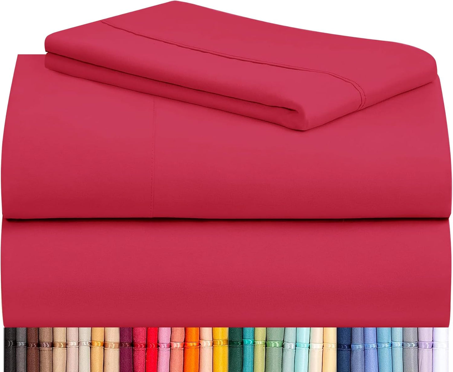 LClub Luxury 4-Piece Cooling Microfiber Sheet Set