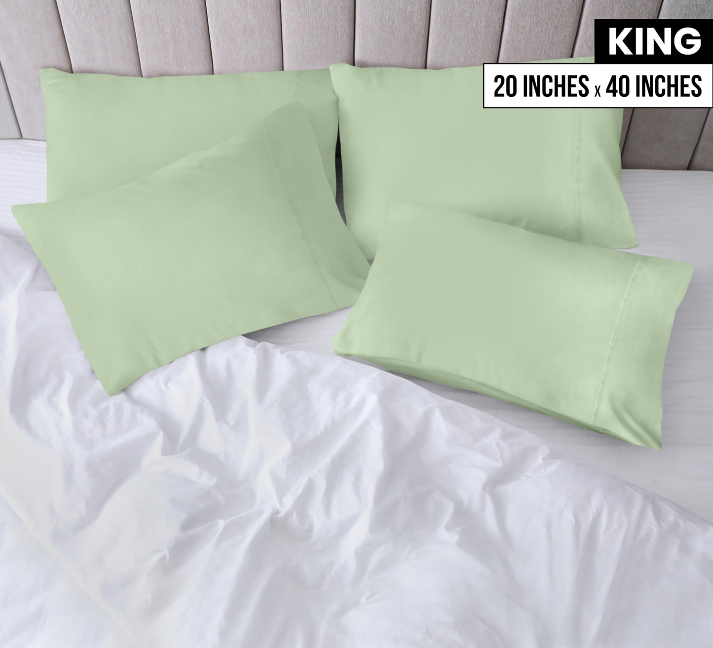 Utopia Bedding Pillow Cases - Envelope Closure - Soft Brushed Microfiber Fabric - Shrinkage and Fade Resistant Pillow