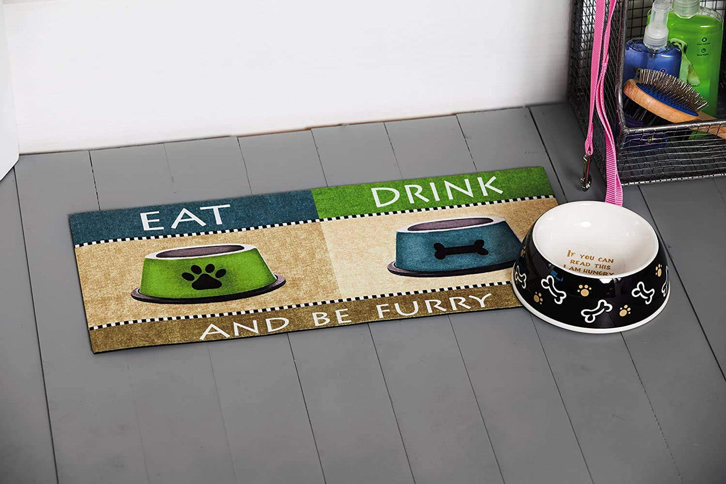 Evergreen Sassafras Bundle - Set mit 5 saisonalen austauschbaren Fußmatten für den Eingangsbereich | Für drinnen und draußen | 22 x 10 Zoll große Fußmatten und 28 x 16 Zoll großes Tablett | Rutschfeste Rückseite | Niedriges Profil | Heimdekor