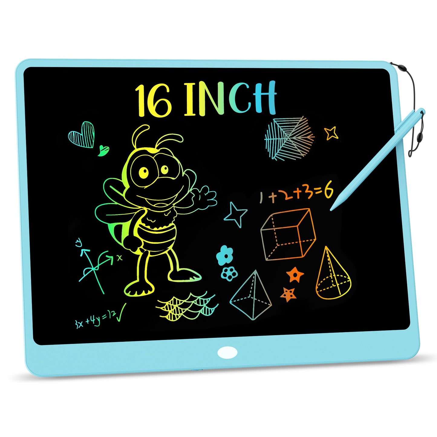 KOKODI LCD Writing Tablet, Valentines Day Gifts for Kids,10 Inch Colorful Toddler Doodle Board Drawing Tablet, Erasable Reusable Electronic Drawing Pads, Educational and Learning Toys for Kids