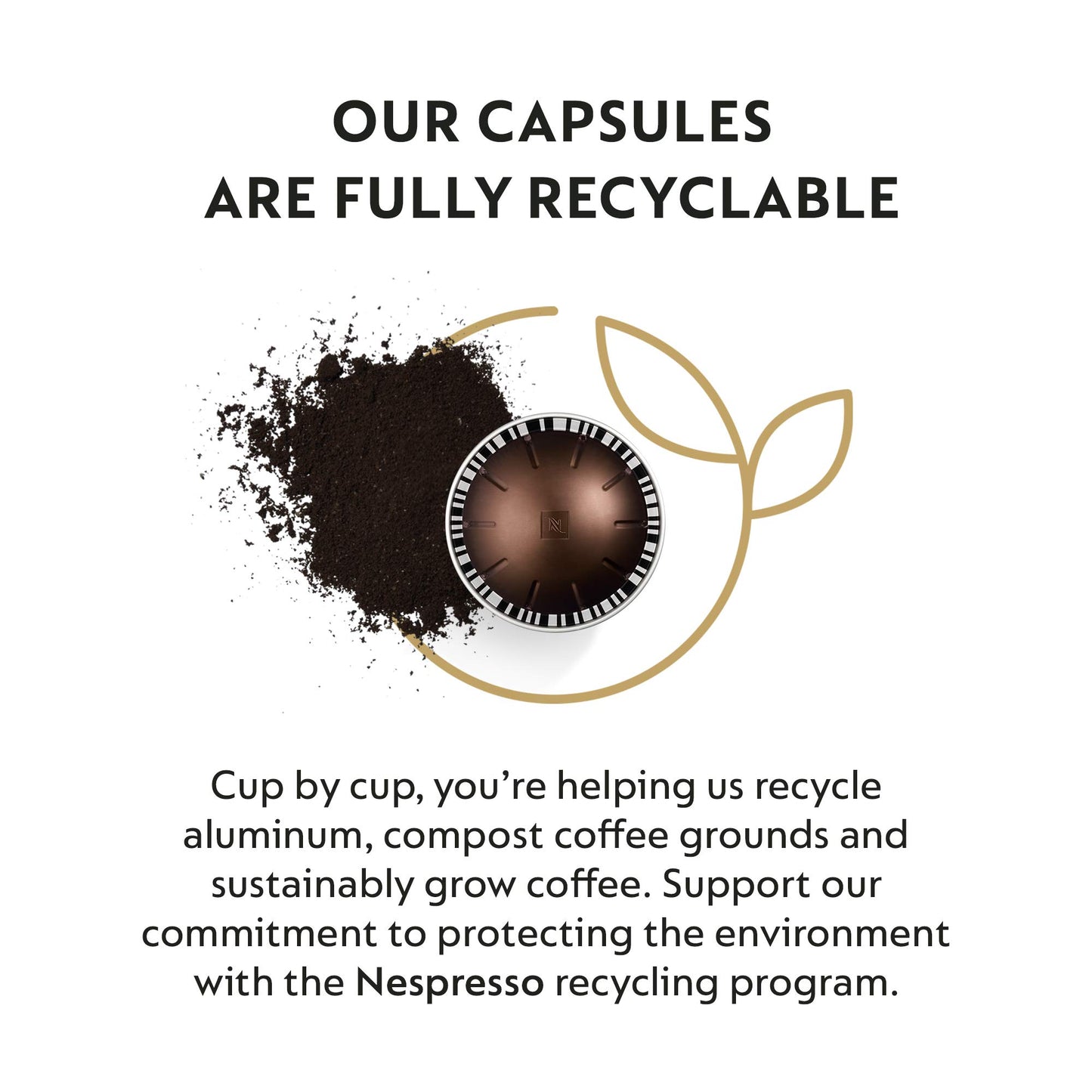 Nespresso-Kapseln Vertuo, Intenso, dunkel gerösteter Kaffee, Kaffeepads à 30 Stück, ergibt 225 ml.