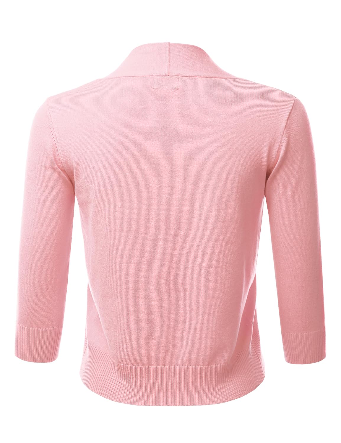 LALABEE Damen-Bolero, klassisch, 3/4-Ärmel, vorne offen, kurz, Cardigan, Shrugs für Kleider (S~XXL)