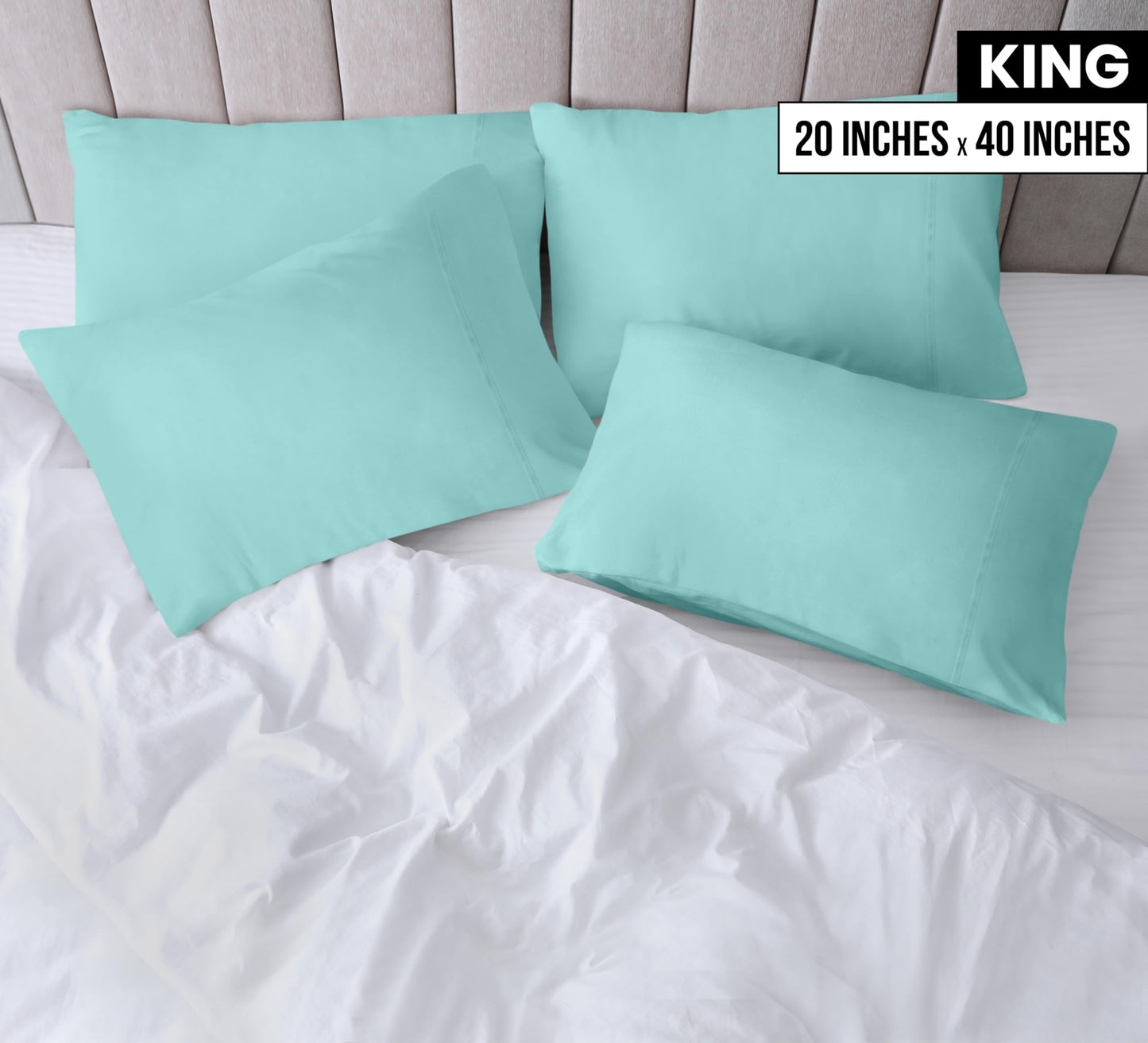 Utopia Bedding Pillow Cases - Envelope Closure - Soft Brushed Microfiber Fabric - Shrinkage and Fade Resistant Pillow