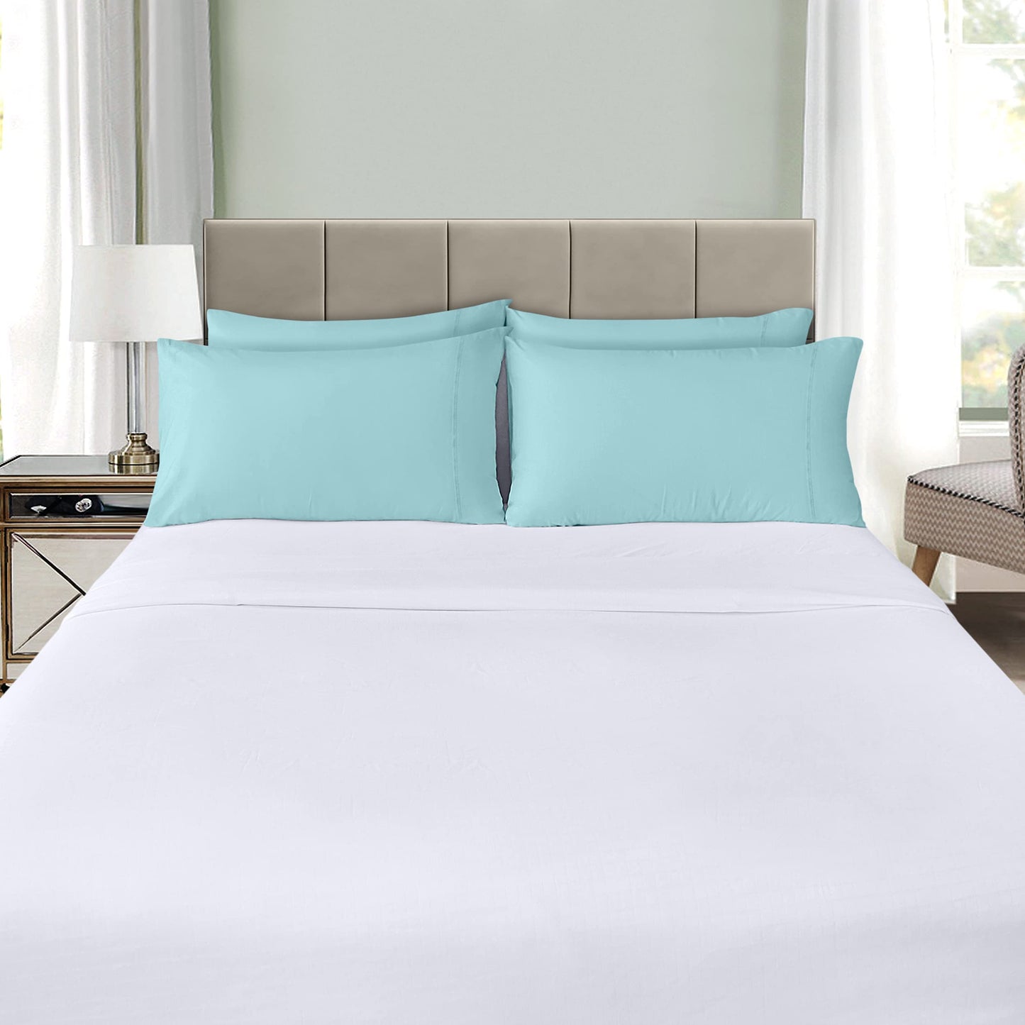 Utopia Bedding Pillow Cases - Envelope Closure - Soft Brushed Microfiber Fabric - Shrinkage and Fade Resistant Pillow