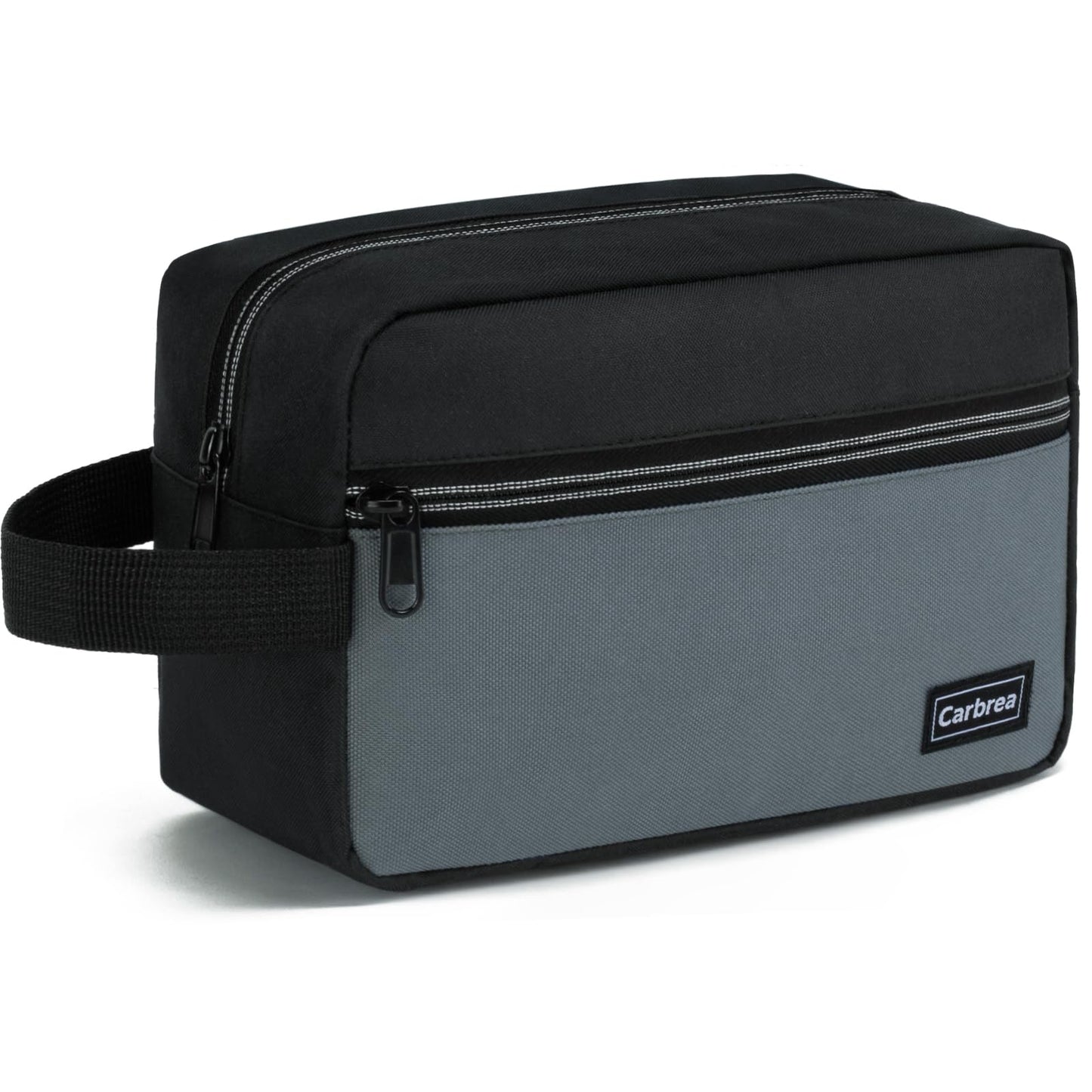 Reise-Kulturtasche – Kleine Kulturtasche für Männer, Hautpflegetasche, Doop-Kit für Toilettenartikel, Zubehör, Geschenke – Schwarz