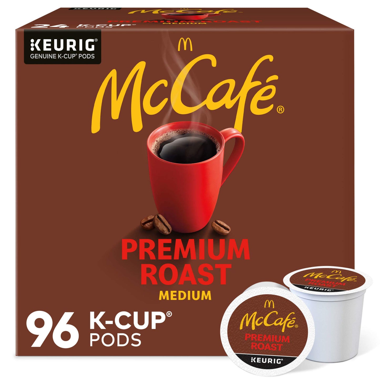 McCafe Premium Medium Roast K-Cup Coffee Pods, Premium Roast, 84 Count